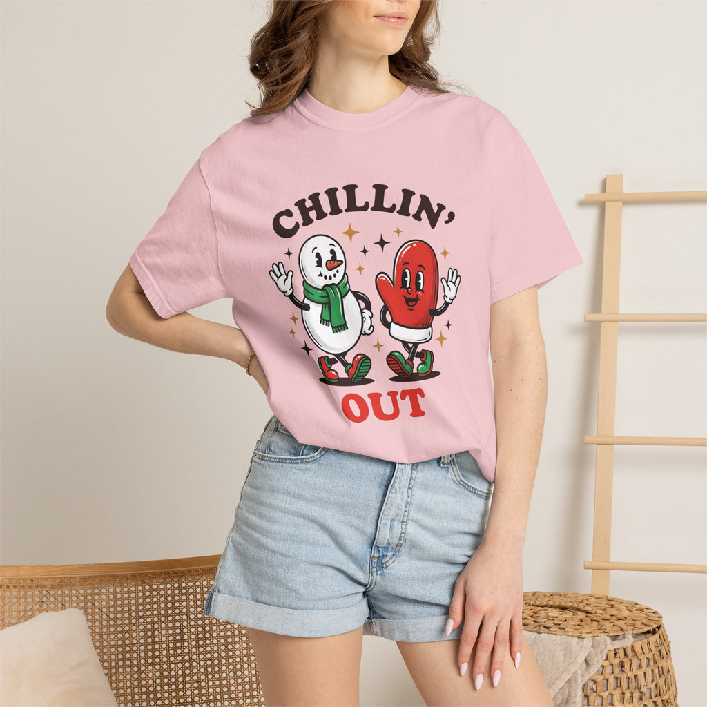Snowman Gloves Shirt Christmas Cold Gift Women Comic Tee Mittens T-Shirt Xmas Fan Cartoon Tshirt Frosty Graphic Vintage Sparkles Tshirt