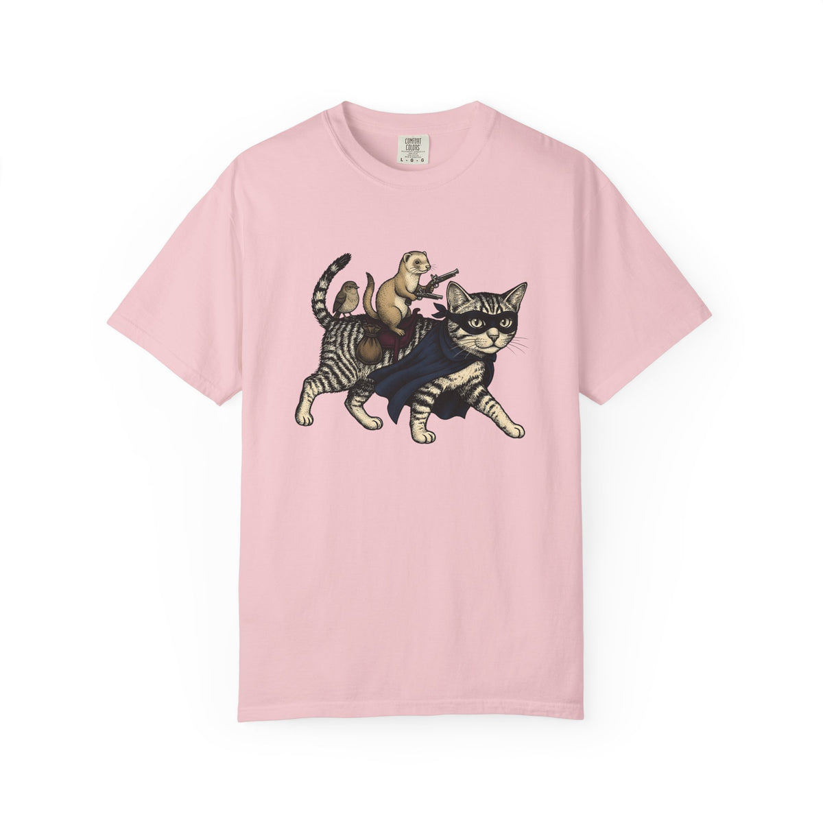 Hero Cat Shirt Cat Wildlife Unisex Gift Retro Tee Kitty T-Shirt Cat Fan Feline
