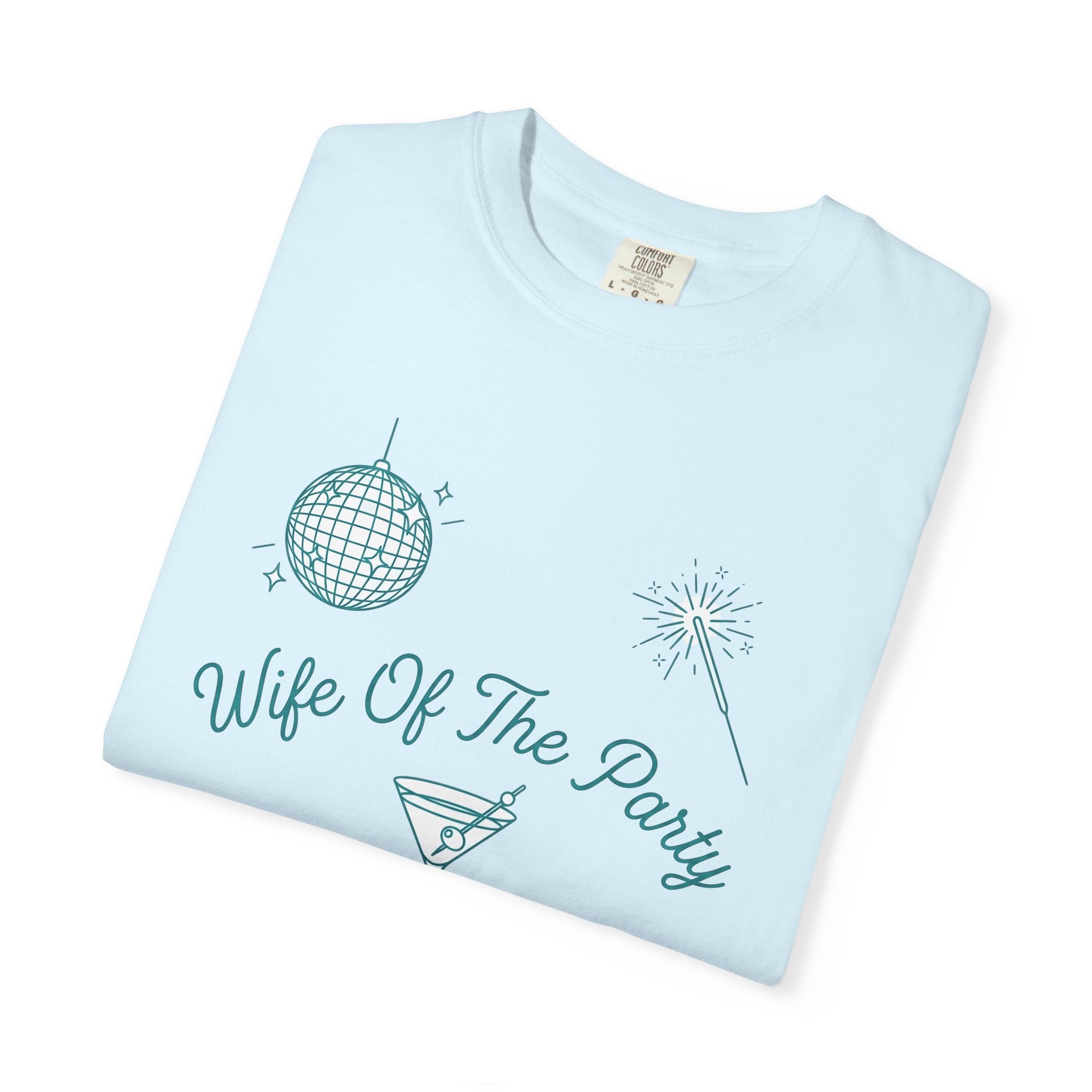Beverage Glass Shirt Party Reception Gift Women Cartoon Tee Glassware T-Shirt Partygoer Fan Tumbler Tshirt Wedding Graphic Doodle Party Ball