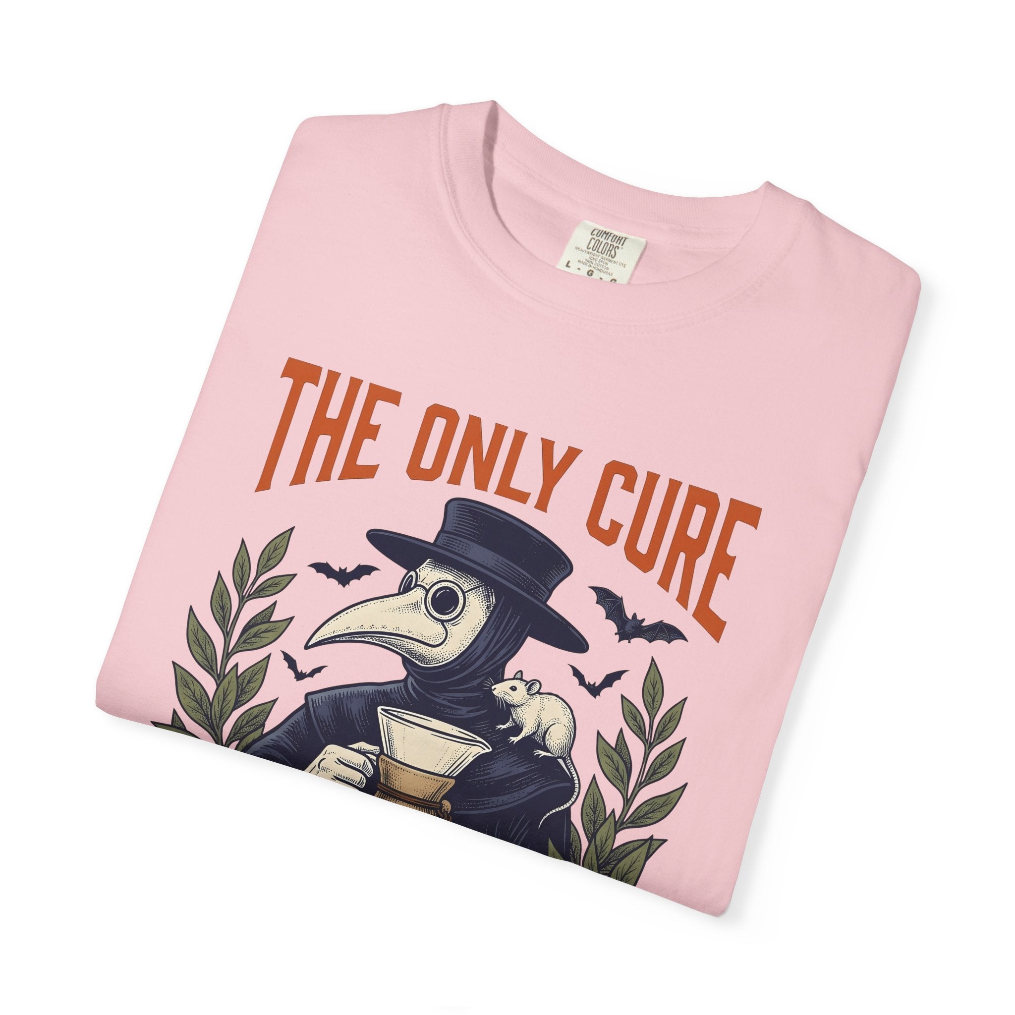 Plague Doctor Mocha Shirt Coffee Occult Gift Women Old School Tee Plague Doctor T-Shirt Coffee Fan Vintage Tshirt Mystic Graphic Pencil Bat