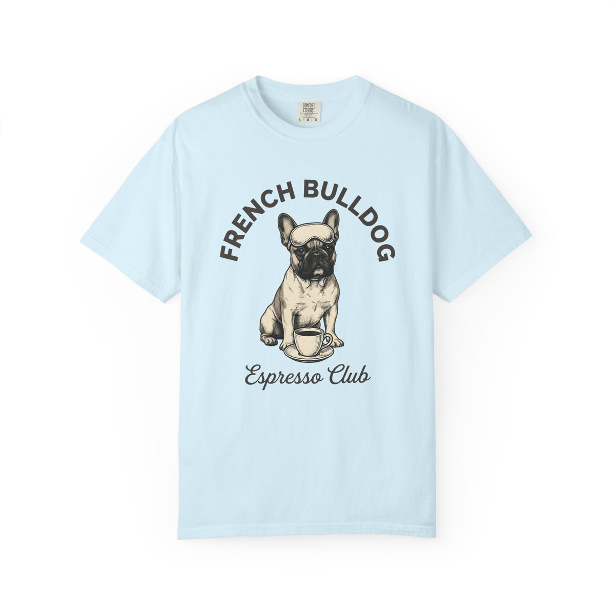 Frenchie Dog Shirt Dog Espresso Unisex Gift Retro Tee French Bulldog T-Shirt Dog