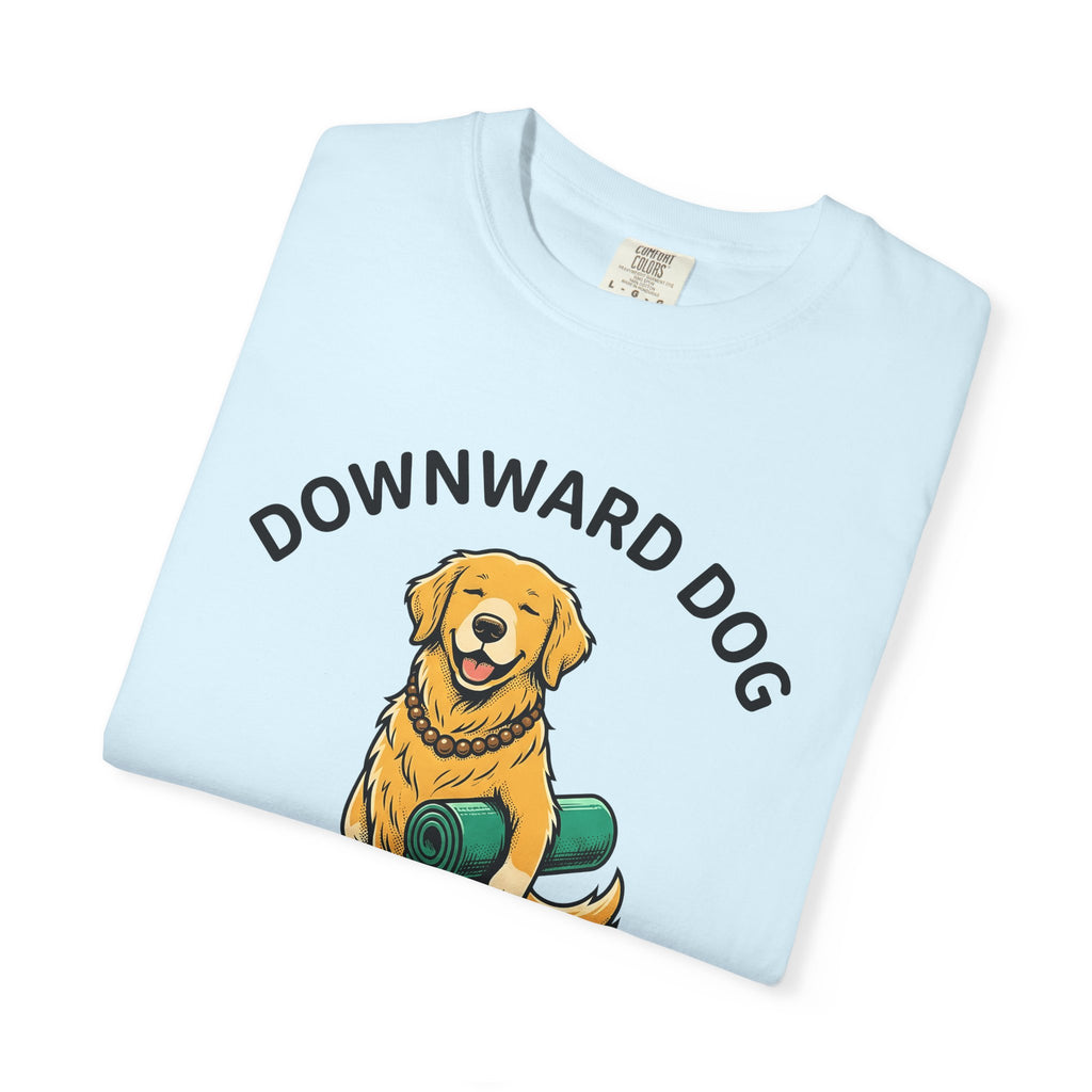 Golden Retriever Shirt Yoga Exercise Gift Women Line Art Tee Dog T-Shirt Fitness Enthusiast Drawing Design Illustration Gym Mat Tshirt