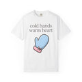 Snow Mitten Shirt Winter Snug Gift Women Lovable Tee Mittens T-Shirt Snow Fan Handwarmers Graphic Tshirt Basic Bowtie Tshirt