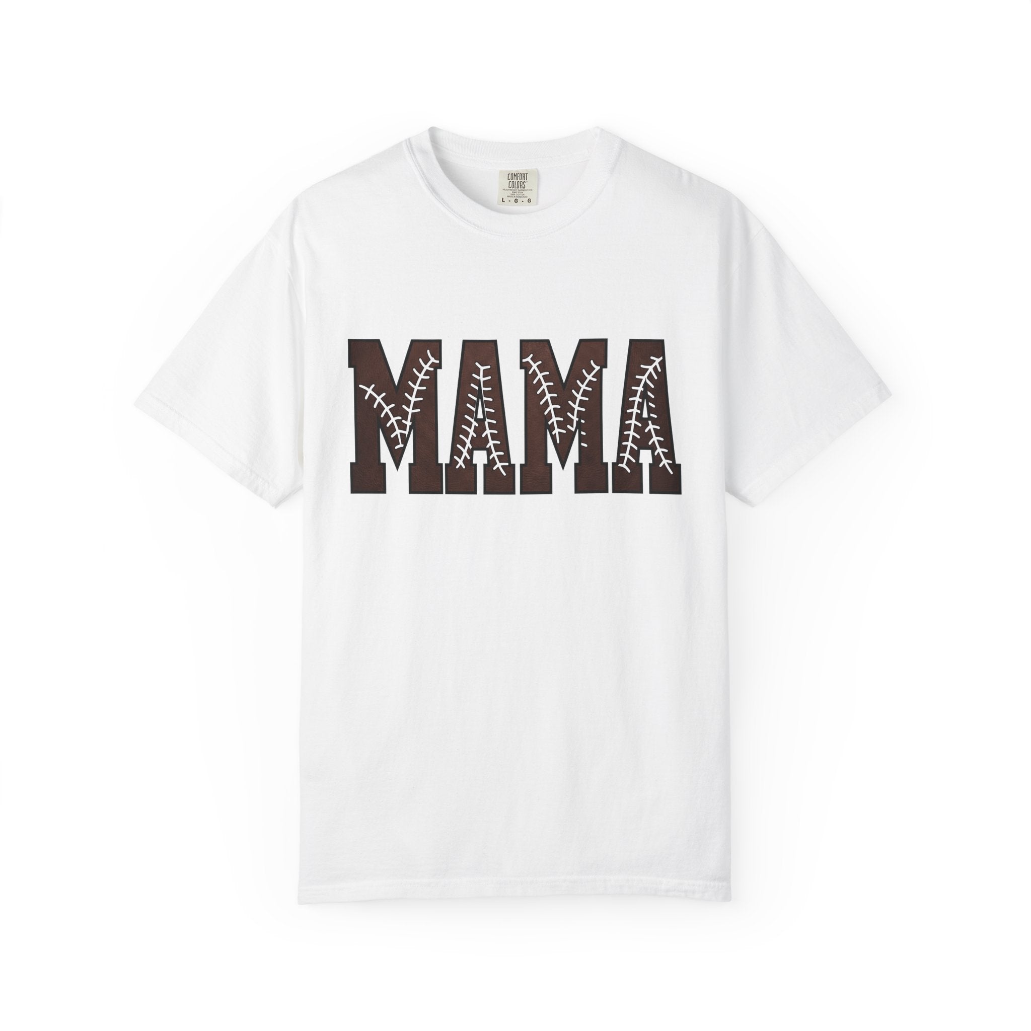 Baseball Text Shirt Mom Sports Gift Women Sporty Tee Baseball T-Shirt Mom Fan Athletic Tshirt Sports Graphic Retro Stitching Tshirt