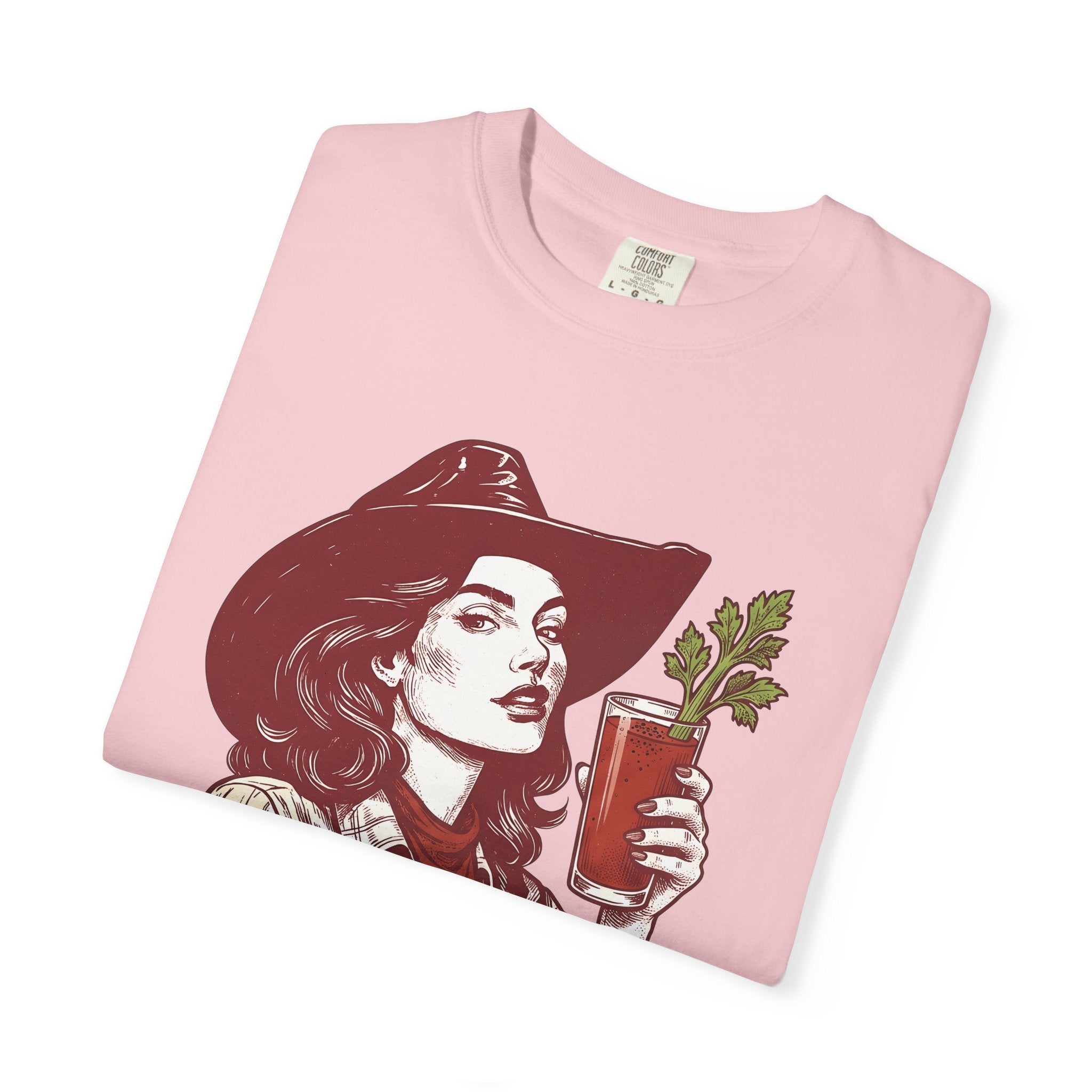 Cowgirl Cocktail Shirt Funny Brunch Gift Women Vintage Tee Cocktail T-Shirt Humor Fan Retro Tshirt Brunch Graphic Retro Celery Tshirt