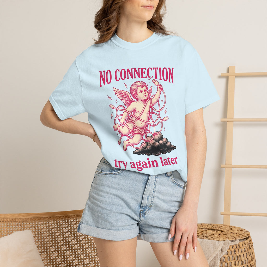 Cupid Drawing Shirt St. Valentine's Day Comedy Gift Women Old-Fashioned Tee Eros T-Shirt Valentine Fan Retro Tshirt Humor Graphic Nostalgic