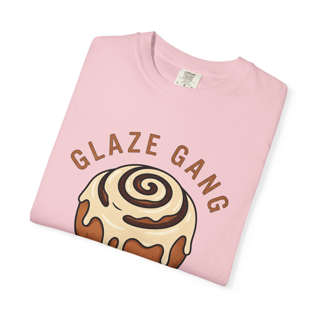 Cinnamon Roll Shirt Desserts Foodie Gift Women Cartoon Tee Bun T-Shirt Pastry Fan Comic Tshirt Gourmet Graphic Retro Icing Tshirt