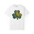 Shamrock Illustration Shirt St Patrick's Day Charm Gift Women Vintage Tee Clover T-Shirt St Patricks Fan Retro Tshirt Allure Graphic Classic