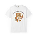Owl Glasses Shirt Teachers Animal Gift Women Cute Tee Spectacles T-Shirt Educator Enthusiast Kawaii Tshirt Wildlife Graphic Cartoon Daisies