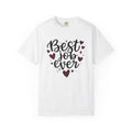 Heart Graphic Shirt Mom Family Gift Women Hand Lettered Tee Heart T-Shirt Mother Enthusiast Typography Tshirt Clan Graphic Minimalist Stars