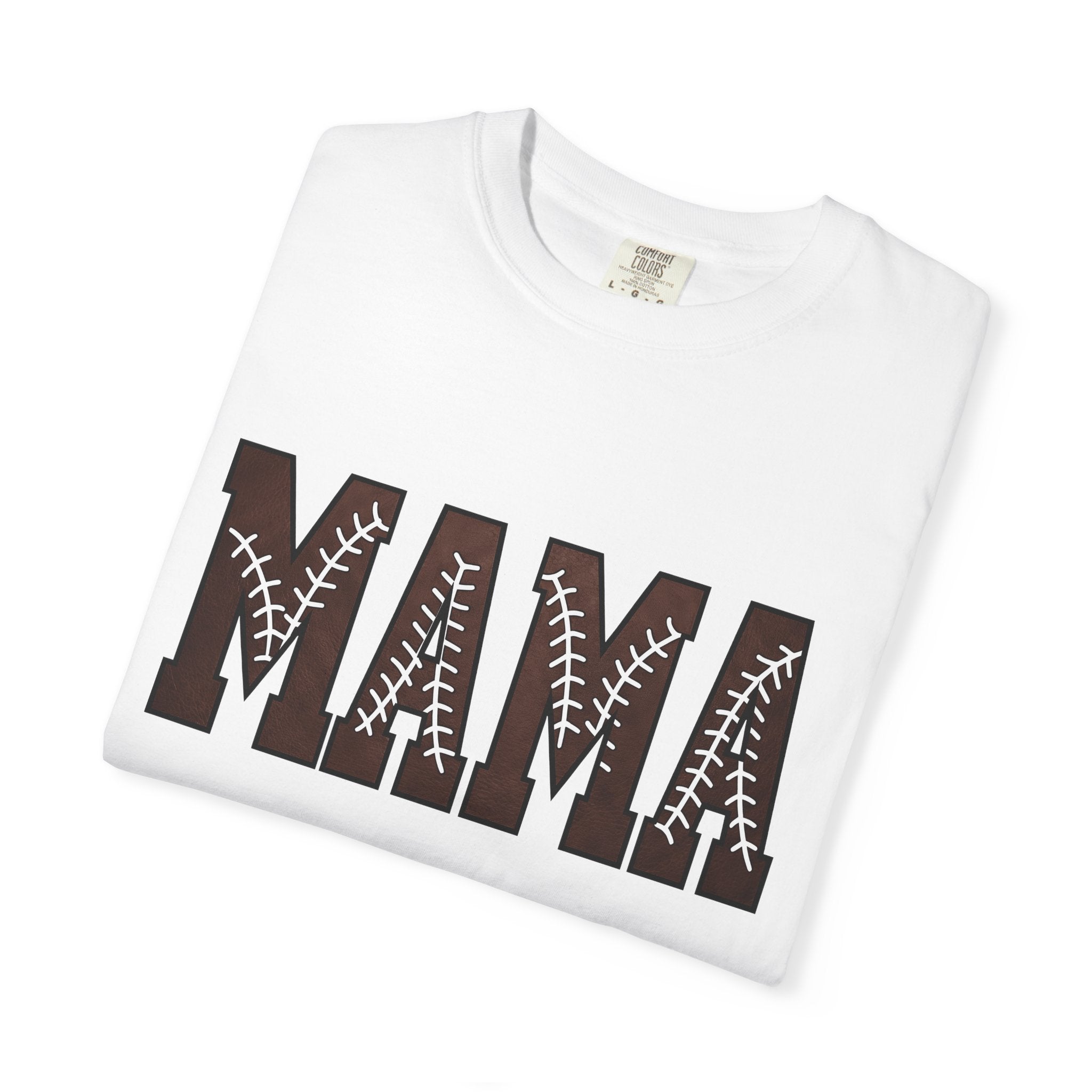 Baseball Text Shirt Mom Sports Gift Women Sporty Tee Baseball T-Shirt Mom Fan Athletic Tshirt Sports Graphic Retro Stitching Tshirt