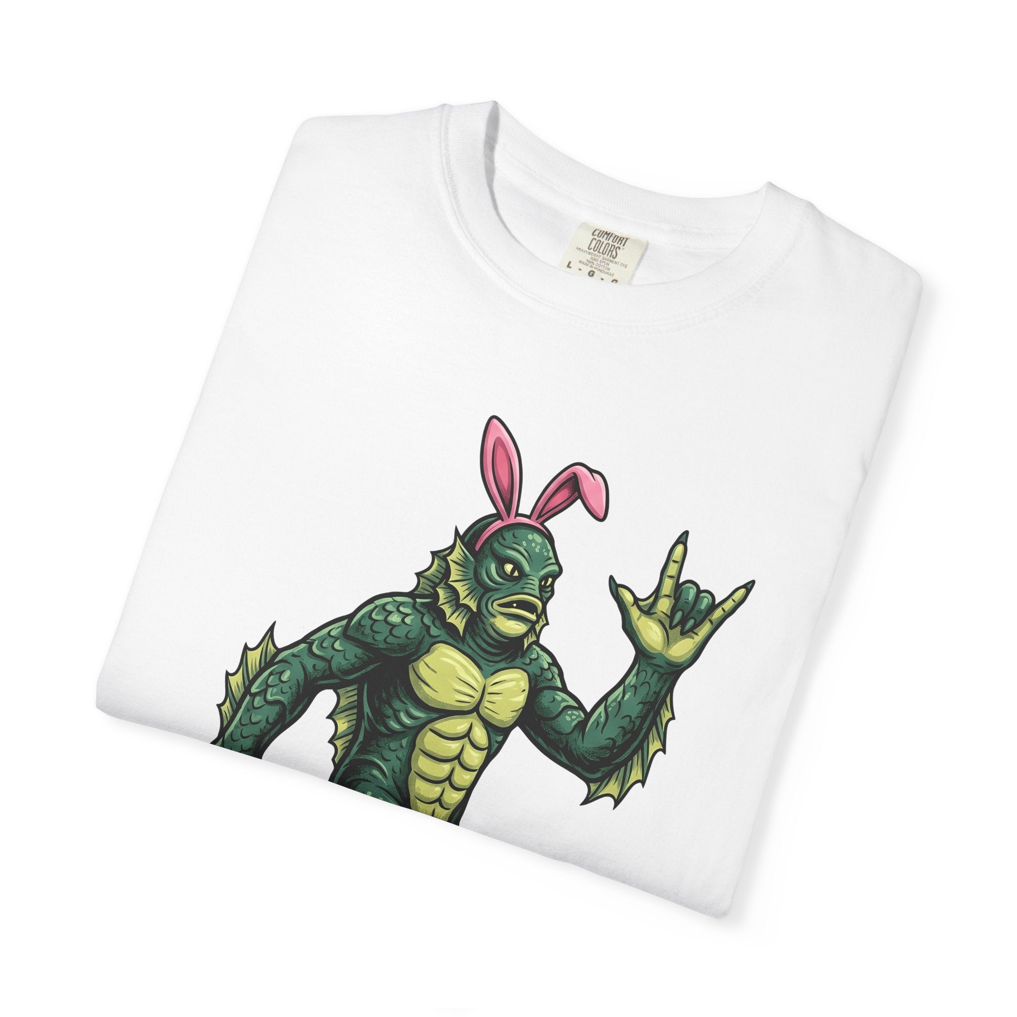 Odd Bunny Shirt Easter Fright Gift Women Caricature Tee Rabbit T-Shirt Easter Fan Cartoon Tshirt Scary Graphic Throwback Spring Basket