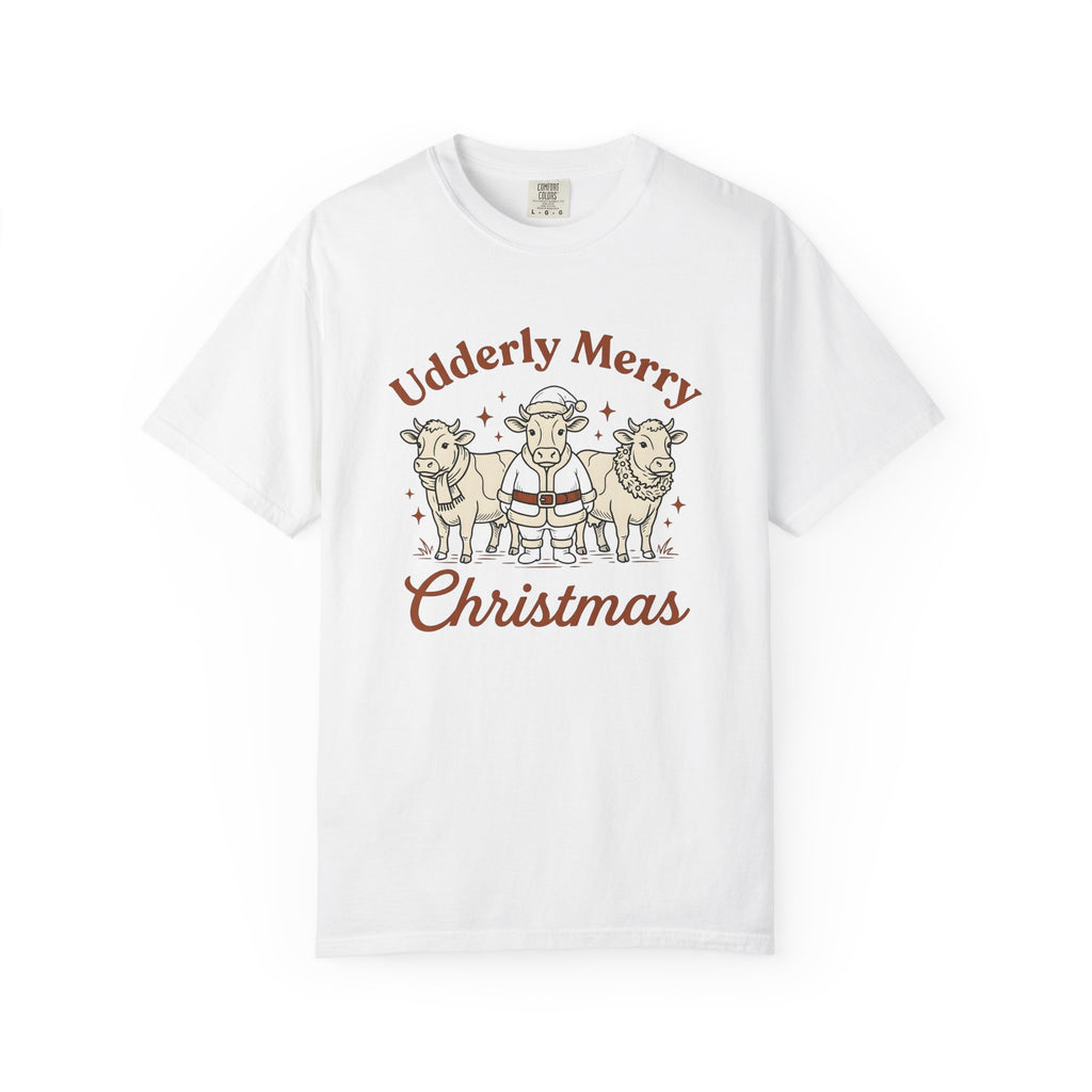 Cow Claus Shirt Christmas Ranch Gift Women Comic Tee Krampus T-Shirt Christmas Fan Comic Book Tshirt Farm Graphic Retro Sparkles Tshirt