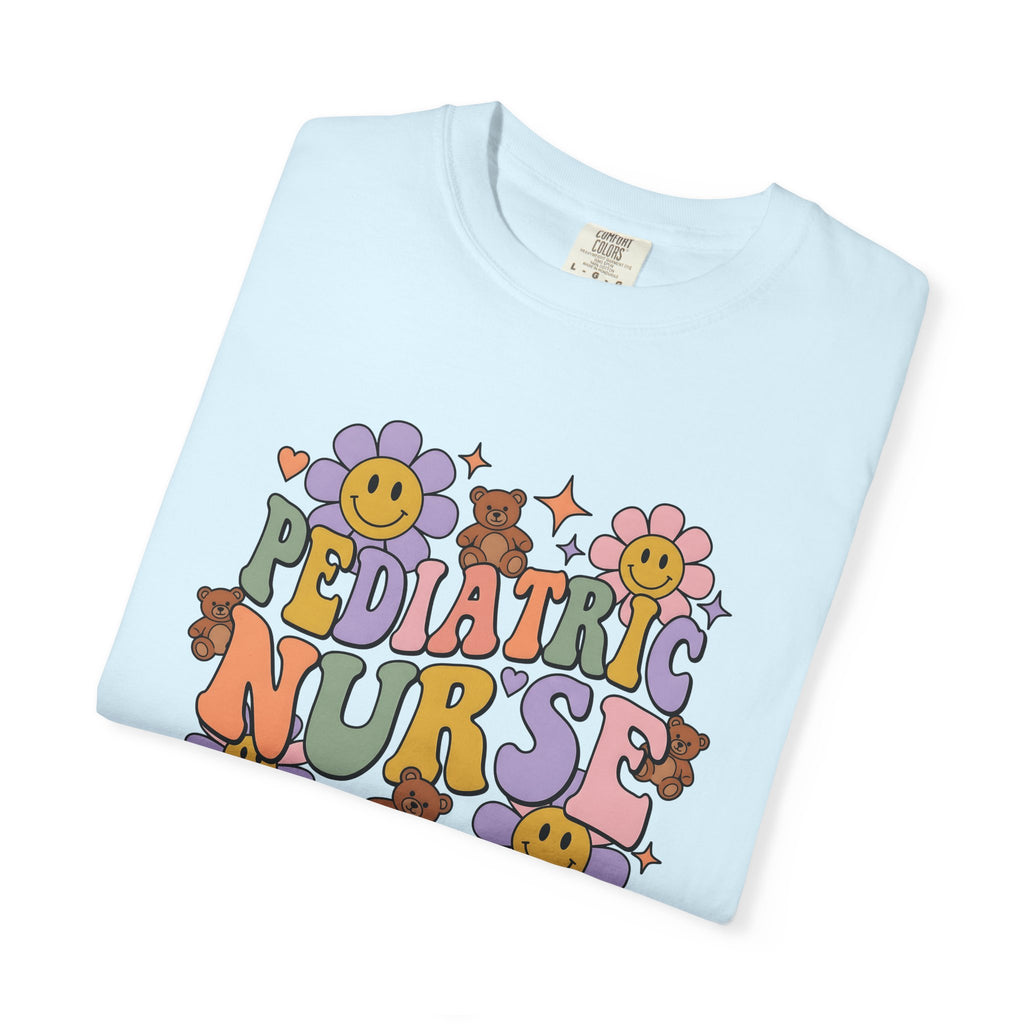 Teddy Bears Blossoms Shirt Nurses Blooms Gift Women Psychedelic Tee Teddy T-Shirt Nurse Enthusiast Trippy Tshirt Floral Graphic Vintage