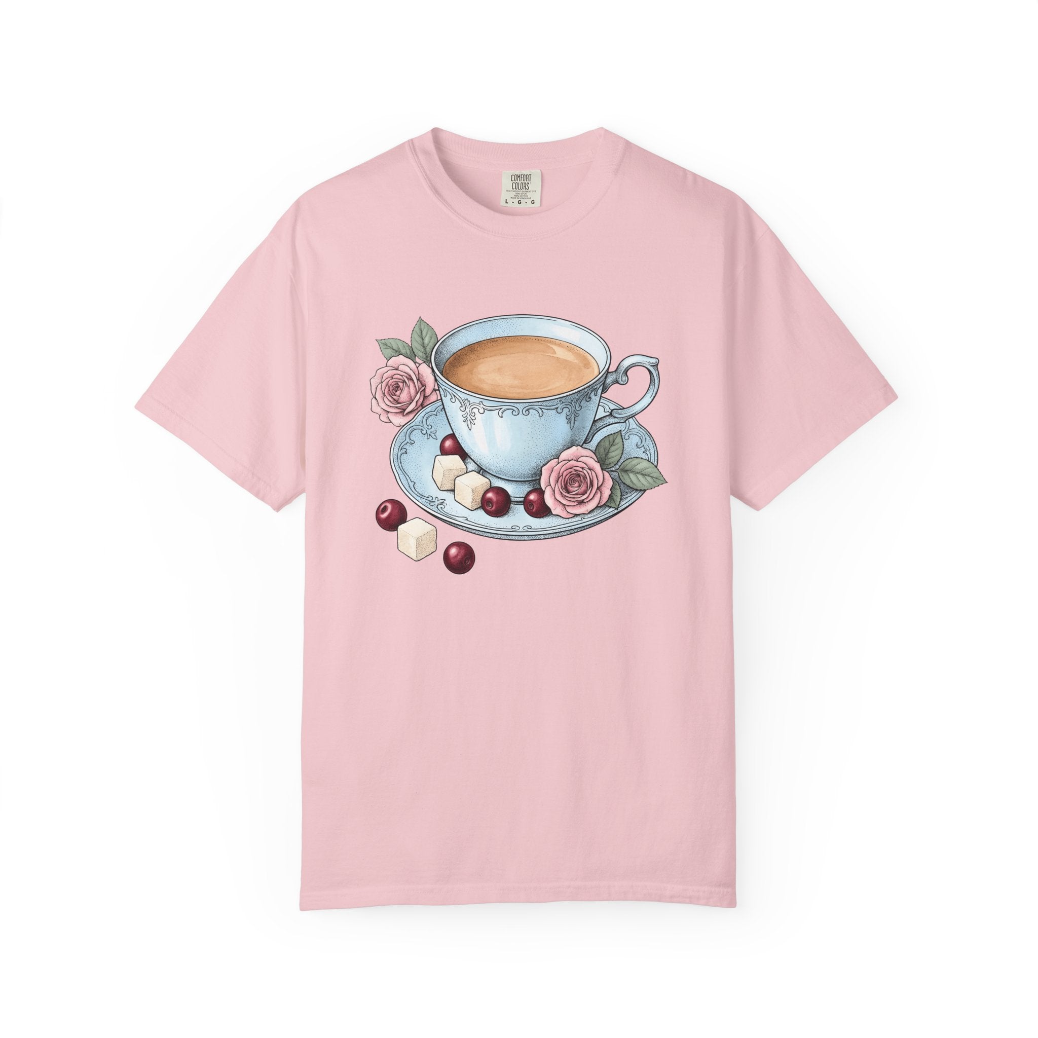 Coffee Mug Shirt Coffee Bouquet Gift Women Retro Tee Mug T-Shirt Coffee Fan Vintage Tshirt Floral Graphic Sketch Flower Tshirt
