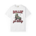 Roller Skate Shirt St Patrick's Day Roller Skates Gift Women Retro Tee Skateboard T-Shirt Patrick's Day Enthusiast Retro Tshirt Skating