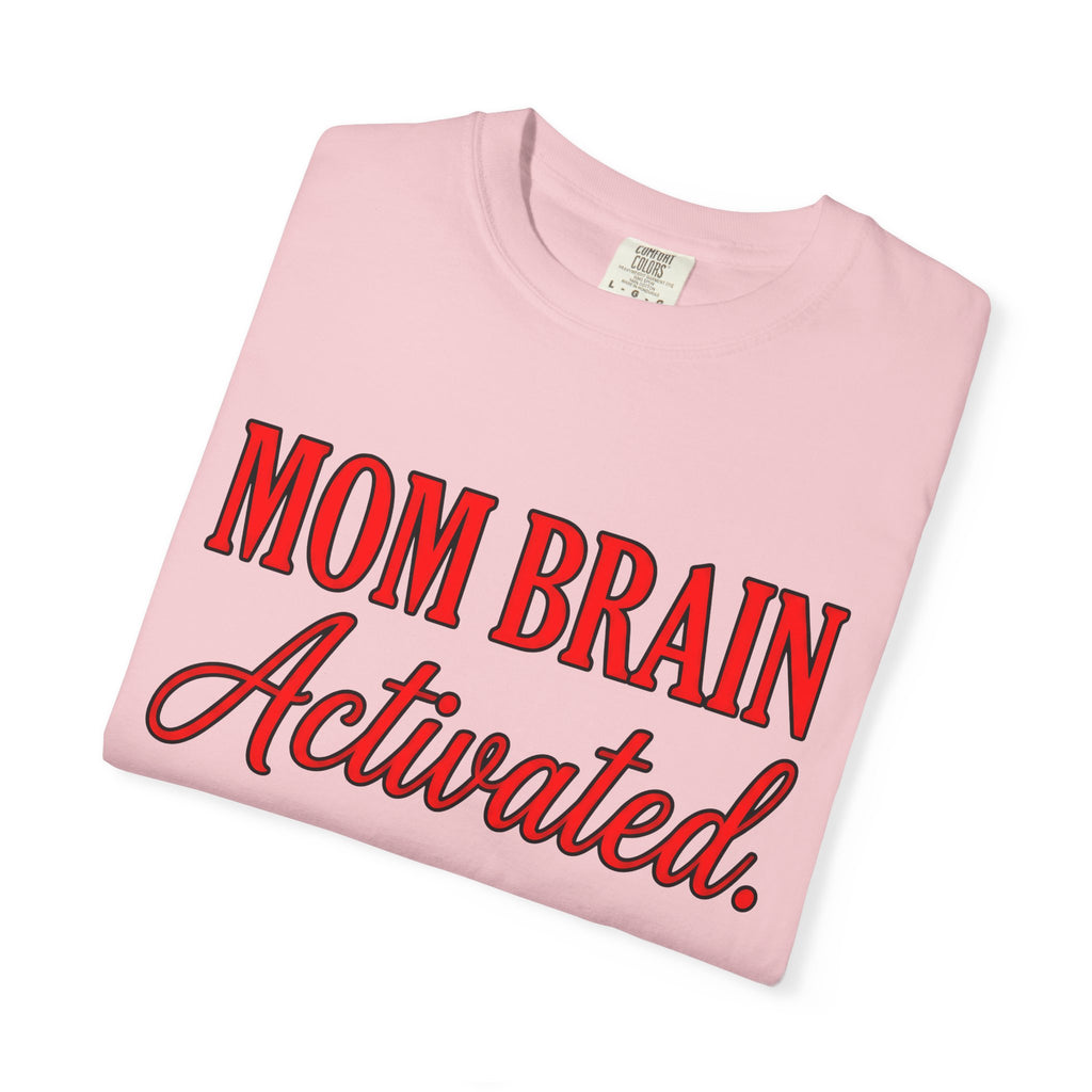 Bold Script Text Shirt Moms Parenting Gift Women Funny Tee Calligraphy T-Shirt Motherhood Fan Humorous Tshirt Parenting Graphic Retro
