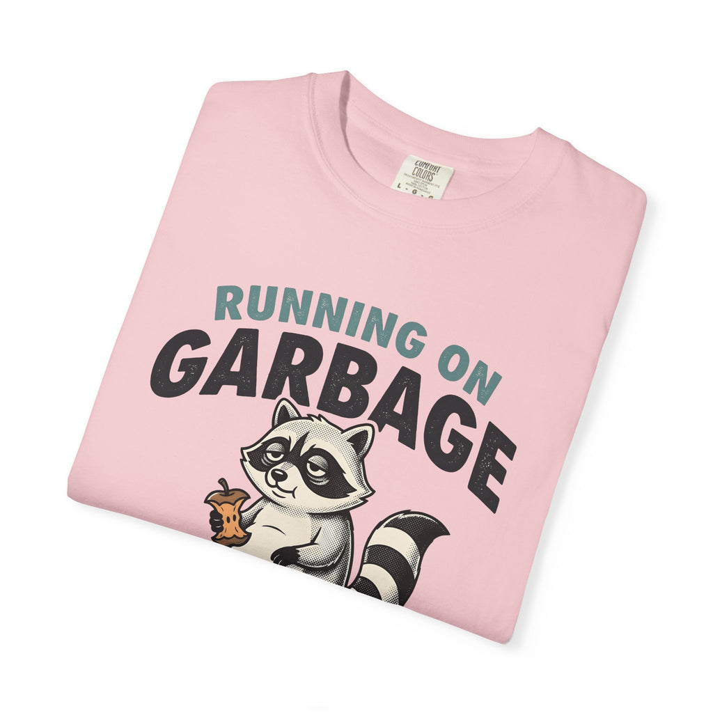 Raccoon Trash Bin Shirt Funny Creatures Gift Women Caricature Tee Trash Panda T-Shirt Humor Fan Cartoon Tshirt Animal Graphic Old School