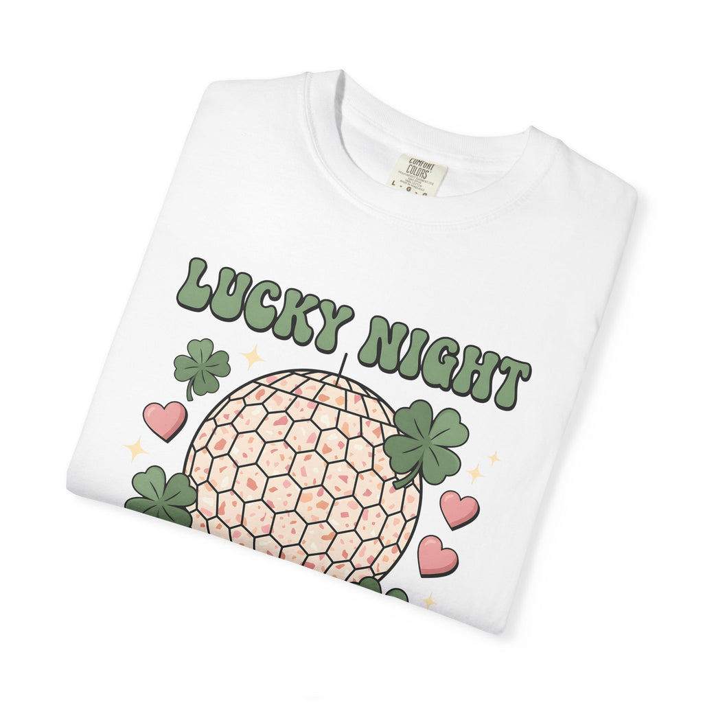 Dance Ball Shirt St Patrick's Day Event Gift Women Cartoon Tee Ballroom T-Shirt Party Fan Comic Tshirt Festival Graphic Hand Drawn Four Leaf