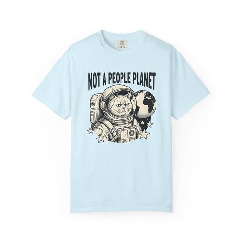 Astronaut Cat Shirt Cat Space Gift Women Bold Graphic Tee Space Cat T-Shirt Cat Fan Cosmic Tshirt Galaxy Graphic Vintage Stars Tshirt