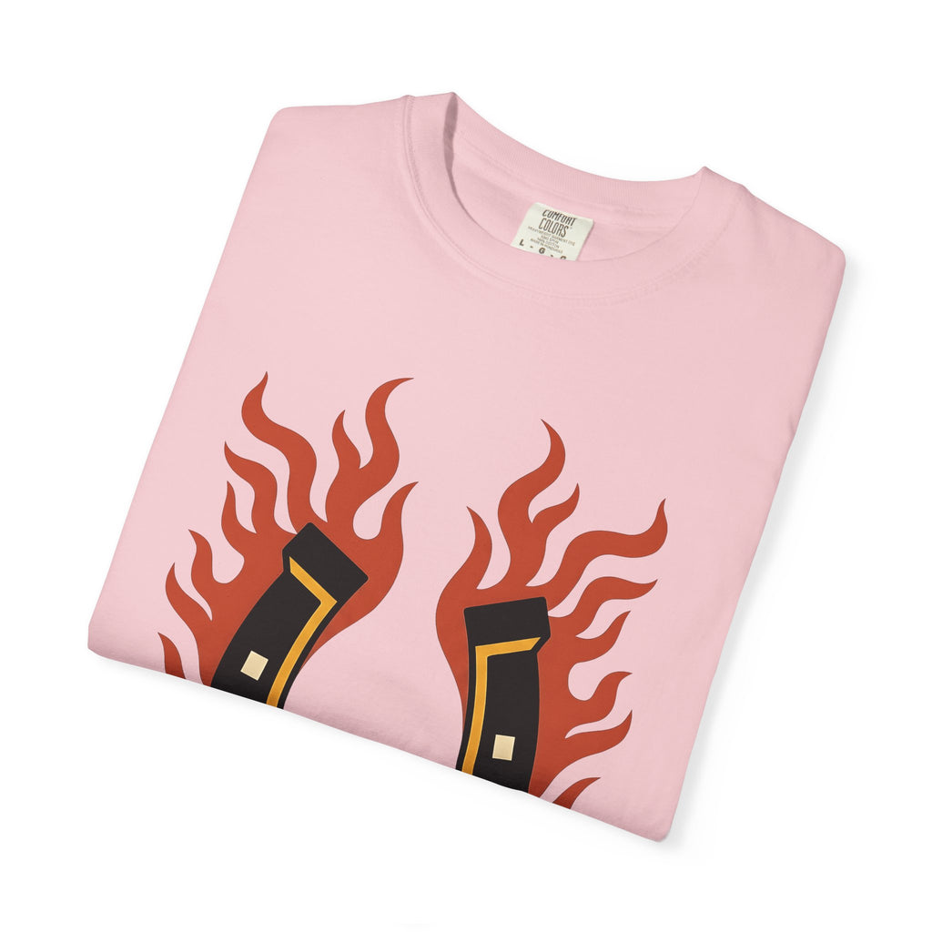 Fiery Horseshoe Shirt St. Valentine's Day Fortune Gift Women Minimalist Graphic Tee Horseshoe T-Shirt Valentine Fan Simple Tshirt Prosperity