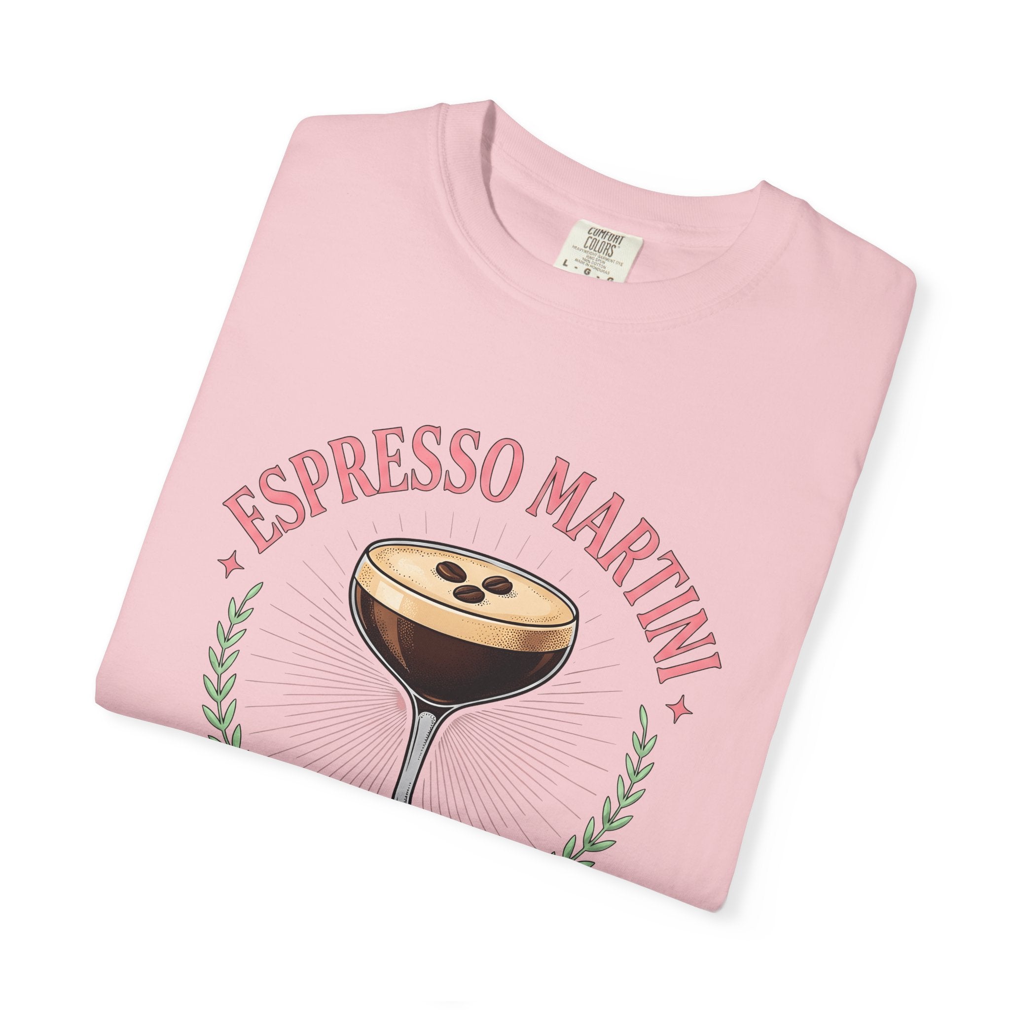 Espresso Martini Shirt Drinks Cocktail Gift Women Vintage Tee Martini T-Shirt Beverage Fan Retro Tshirt Mixed Drink Graphic Hand Drawn
