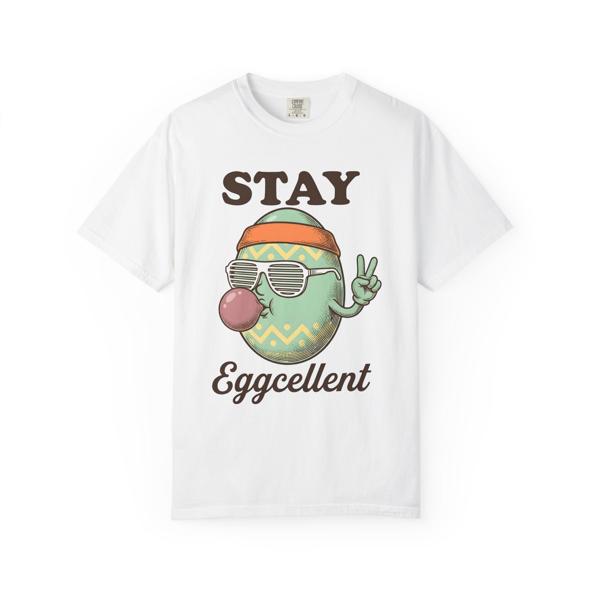 Hip Egg Shirt Easter Parody Gift Women Doodle Tee Egg T-Shirt Easter Fan Hand Drawn Tshirt Spoof Graphic Classic Cool Glasses Tshirt