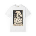 Skeleton Nurse Shirt Nurse Horror Gift Women Hand Drawn Tee Bones T-Shirt Rn Fan Skull Tshirt Horror Graphic American Traditional Tattoo