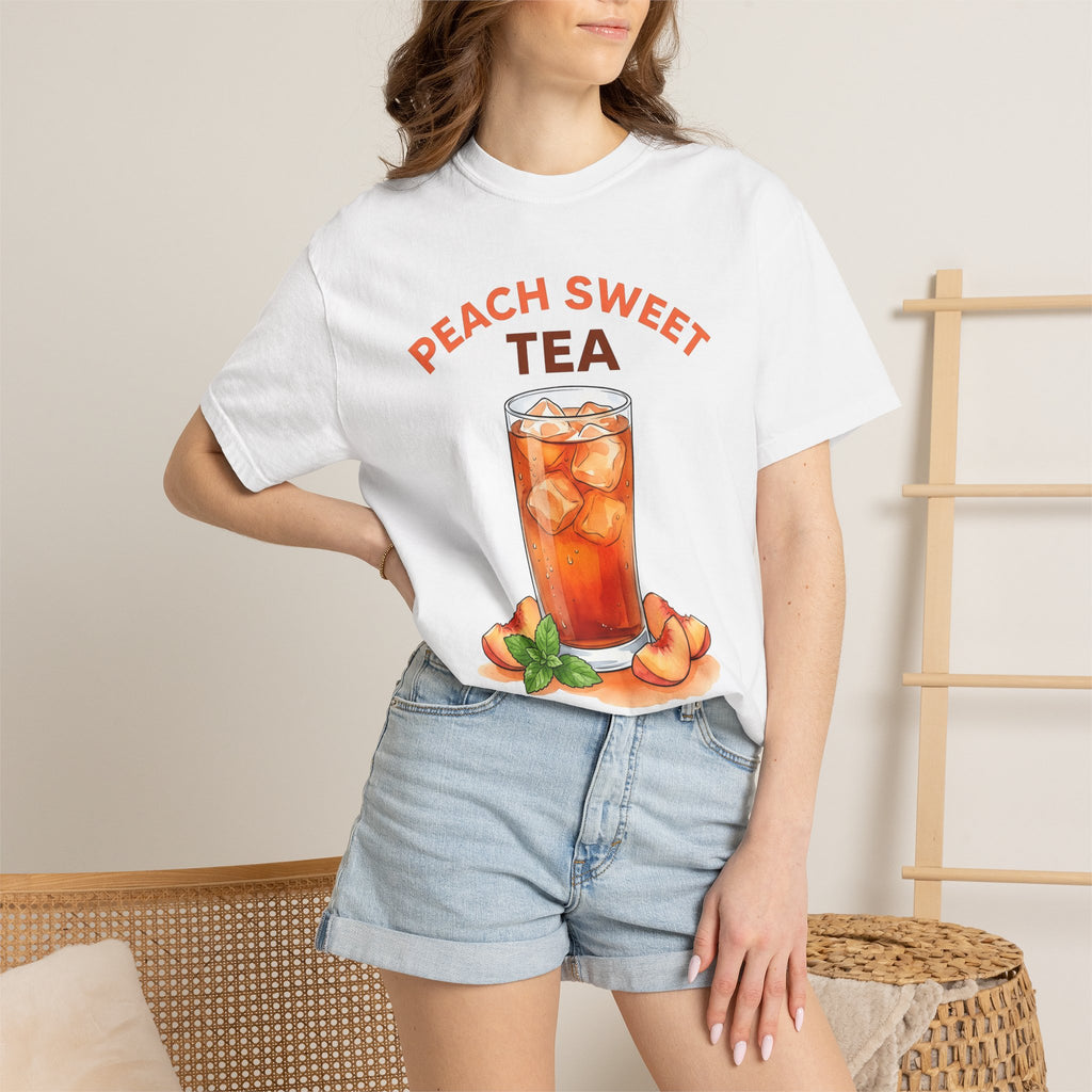Chilled Tea Glass Shirt Drinks Travel Gift Women Gouache Tee Tea Glass T-Shirt Beverage Fan Watercolor Tshirt Adventure Graphic Line Art