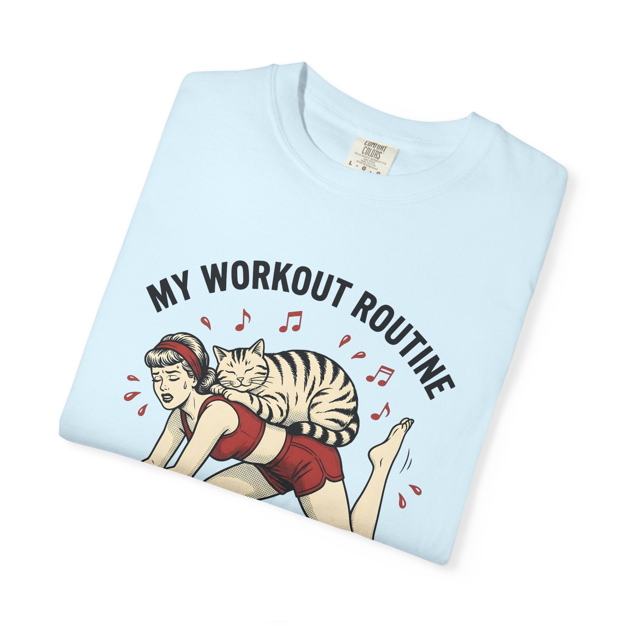 Lady Feline Shirt Cat Training Gift Women Retro Comic Tee Cat Lady T-Shirt Cat Fan Vintage Tshirt Coaching Graphic Classic Tune Notes Tshirt