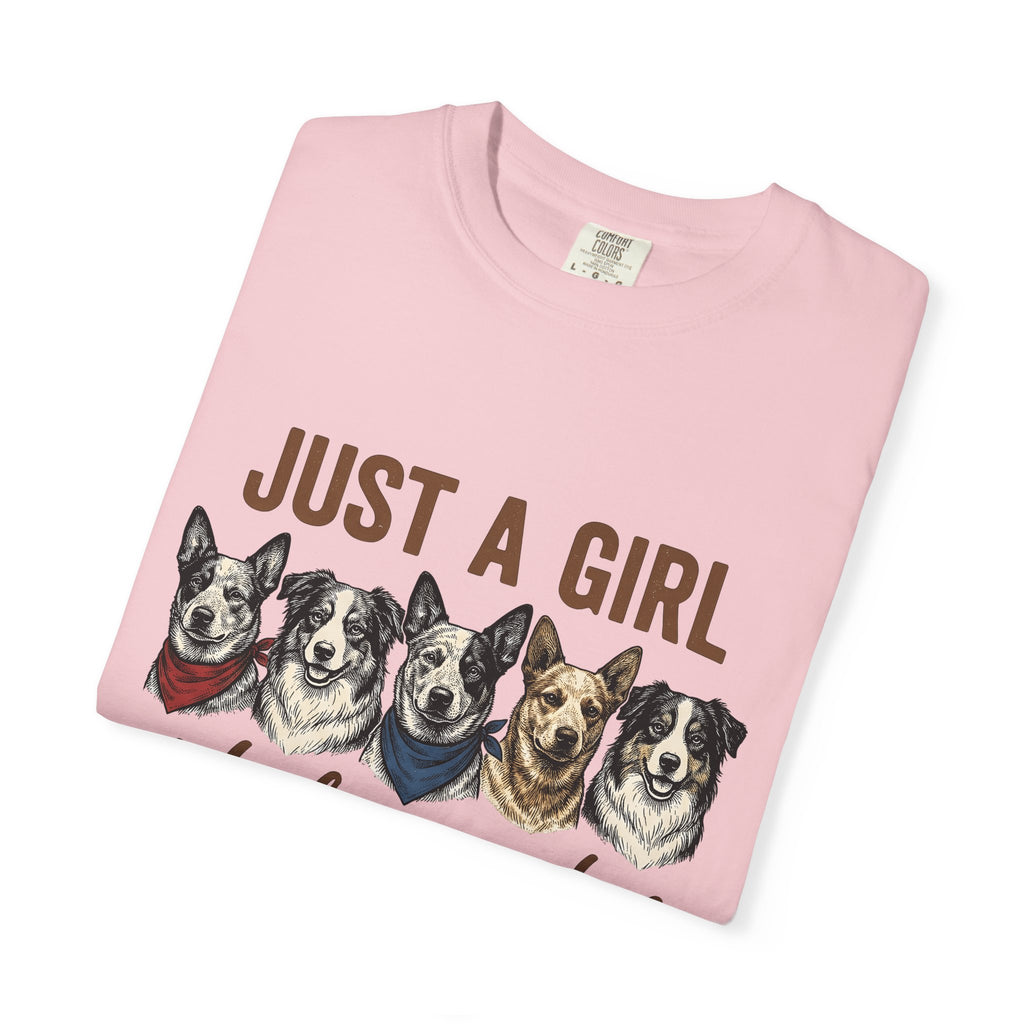 Farm Dogs Shirt Cowgirl Animal Gift Women Line Art Tee Farm Dogs T-Shirt Cowgirl Fan Illustrated Graphic Tshirt Hand Drawn Kerchief Tshirt