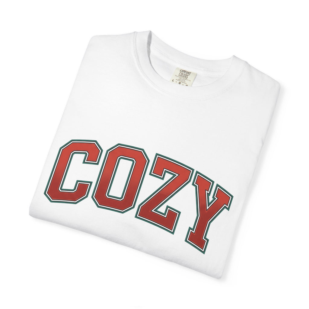 Varsity Font Shirt Christmas Holiday Gift Women Thick Type Tee Lettering T-Shirt Xmas Fan Typography Tshirt Seasonal Graphic Classic Rounded