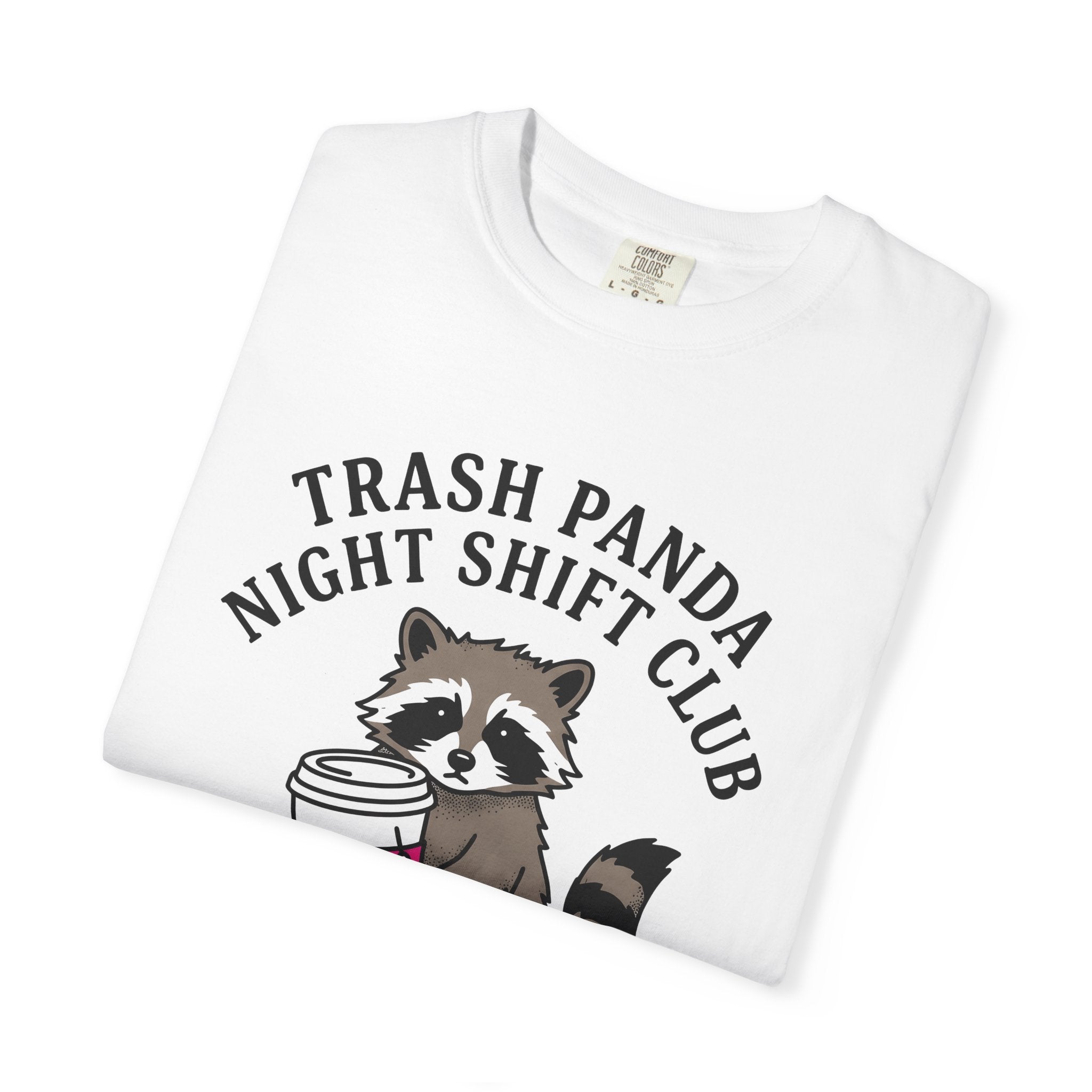 Raccoon Mug Shirt Nurses Wildlife Gift Women Comic Tee Coffee Mug T-Shirt Nurse Enthusiast Cartoon Tshirt Wildlife Graphic Sketch Injection