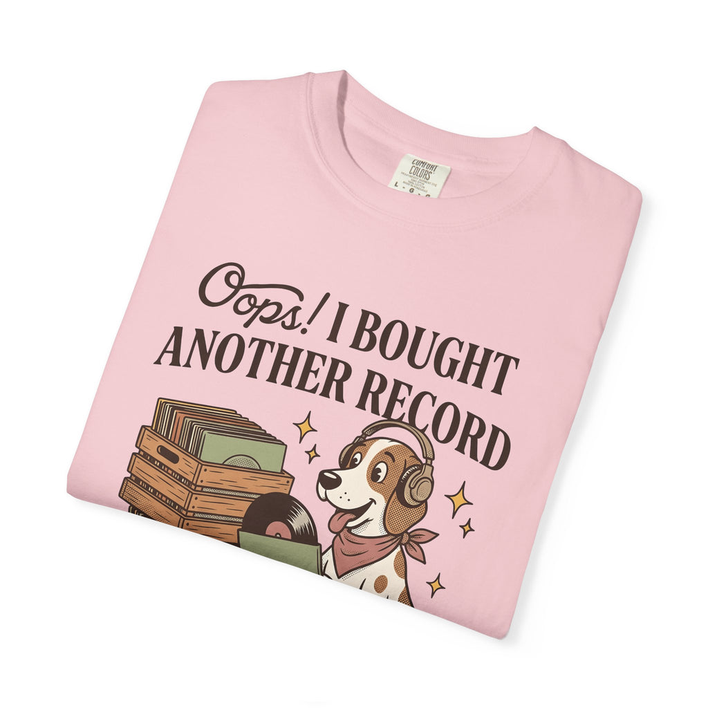 Dog Headphones Shirt Cute Music Gift Women Cartoon Tee Canine Headphones T-Shirt Adorable Fan Puppy Tshirt Music Graphic Vintage Vinyl