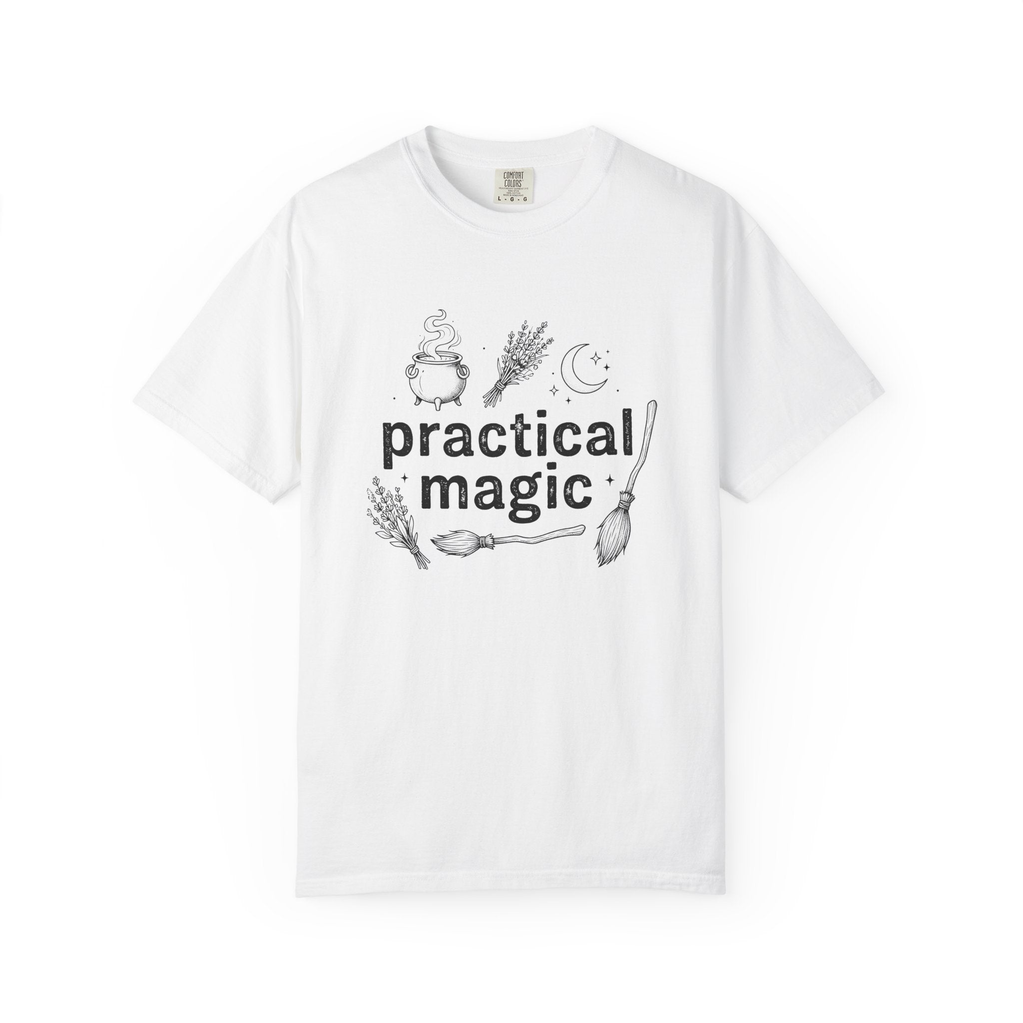 Witchcraft Tools Shirt Witch Halloween Gift Women Boho Tee Magical Items T-Shirt Pagan Fan Bohemian Tshirt Spooky Graphic Vintage Cauldron