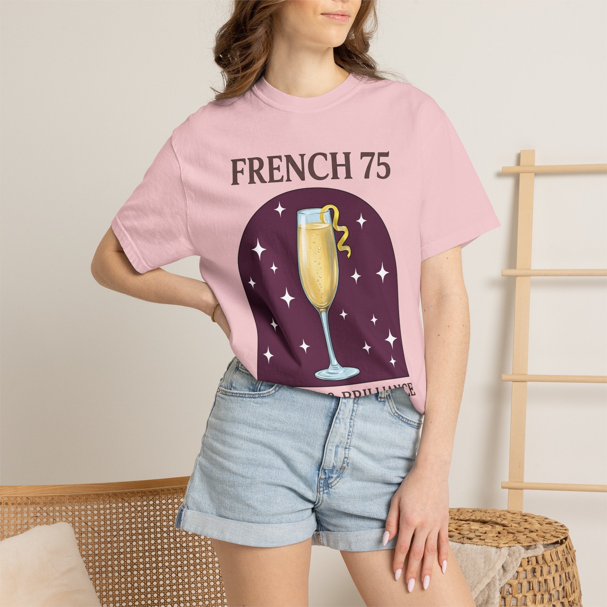Champagne Flute Shirt Drinks Cocktail Gift Women Comic Tee Champagne Glass T-Shirt Beverage Fan Cartoon Tshirt Mixed Drink Graphic Vintage