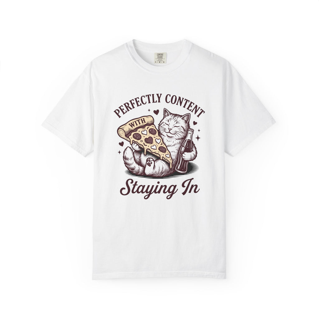 Cat Slice Shirt Cat Meal Gift Women Classic Tee Kitty T-Shirt Cat Fan Vintage Tshirt Food Graphic Sketch Soft Drink Bottle Tshirt