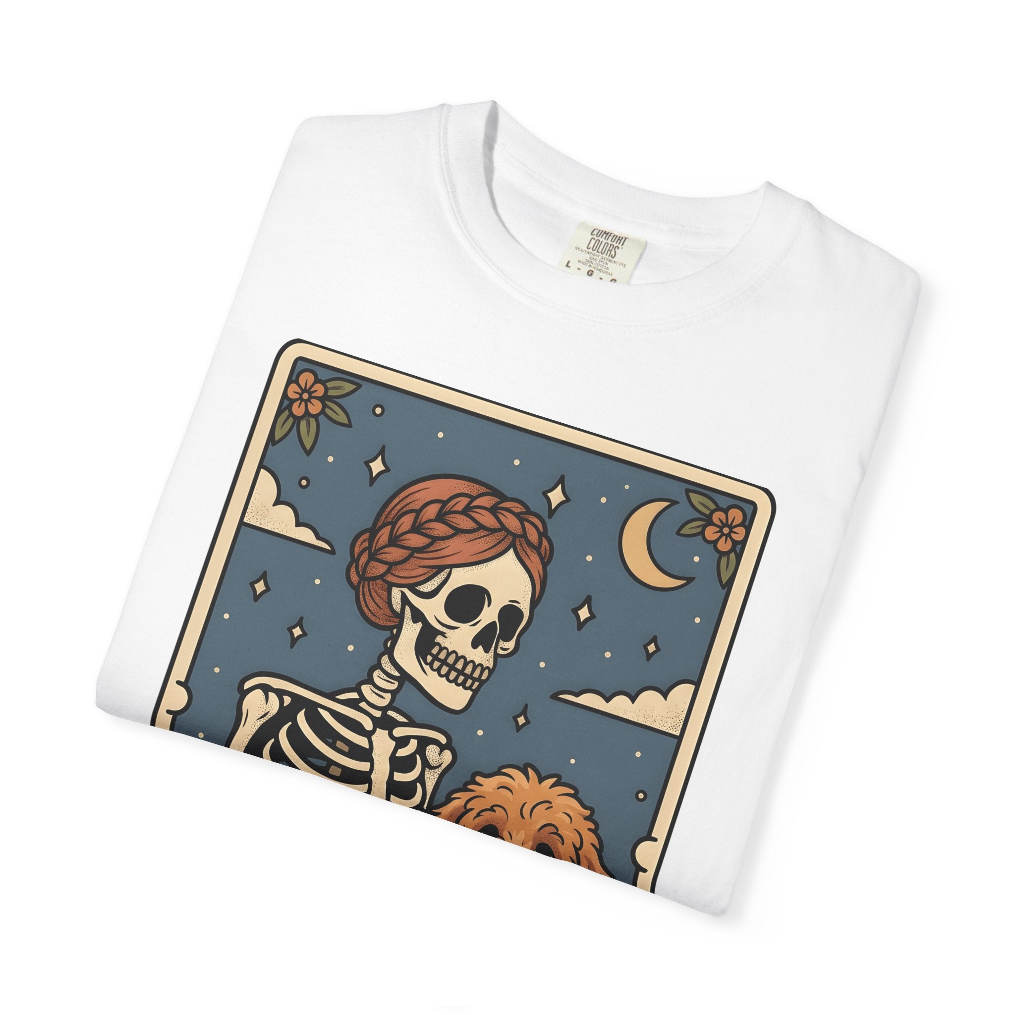Skeleton Hound Shirt Halloween Pet Care Gift Women Old School Tee Ghost Dog T-Shirt Halloween Fan Retro Tshirt Dog Grooming Graphic