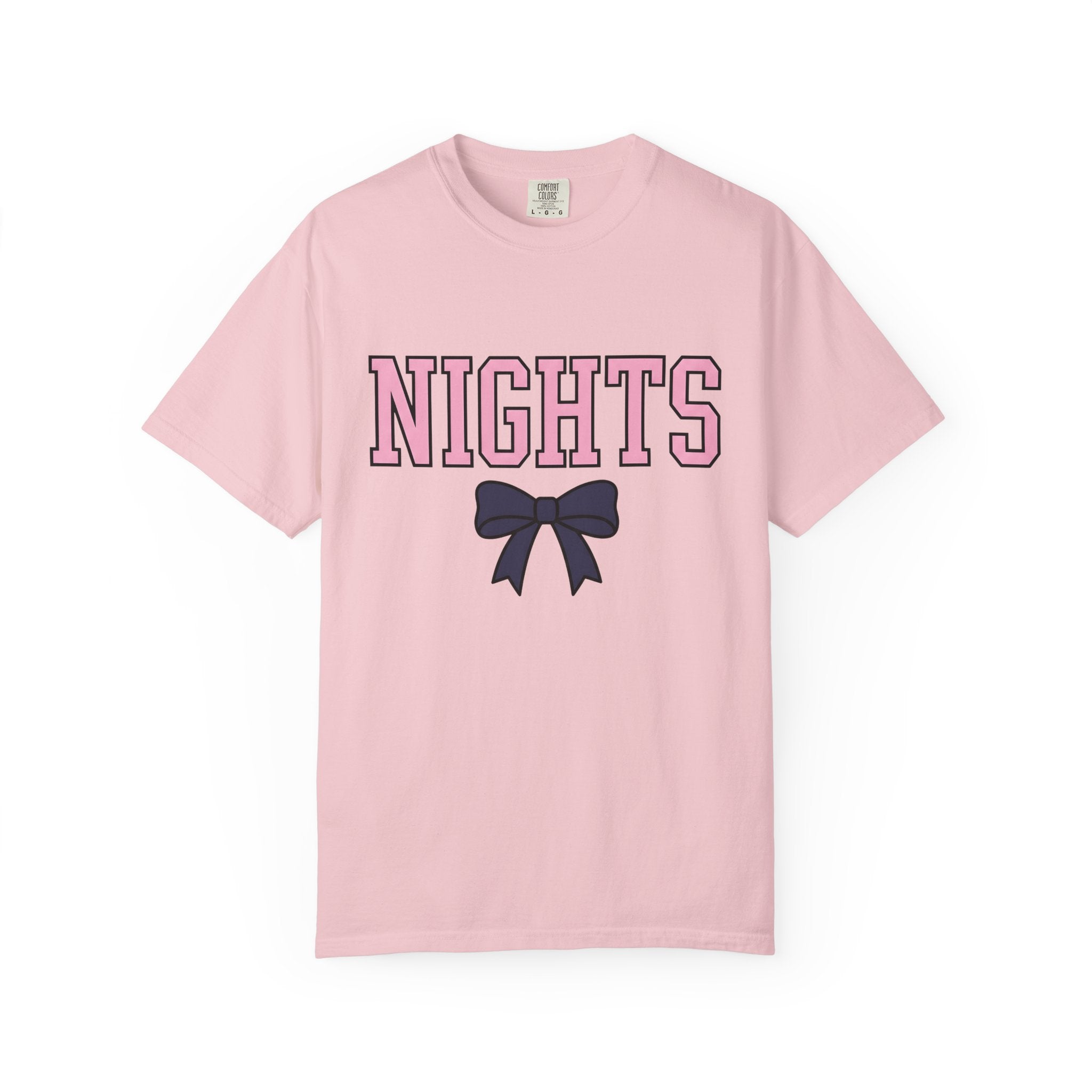 Bow Graphic Shirt Nurses Aesthetic Gift Women Bold Tee Ribbon T-Shirt Nurse Enthusiast Graphic Tshirt Visual Design Minimal Pastel Tshirt