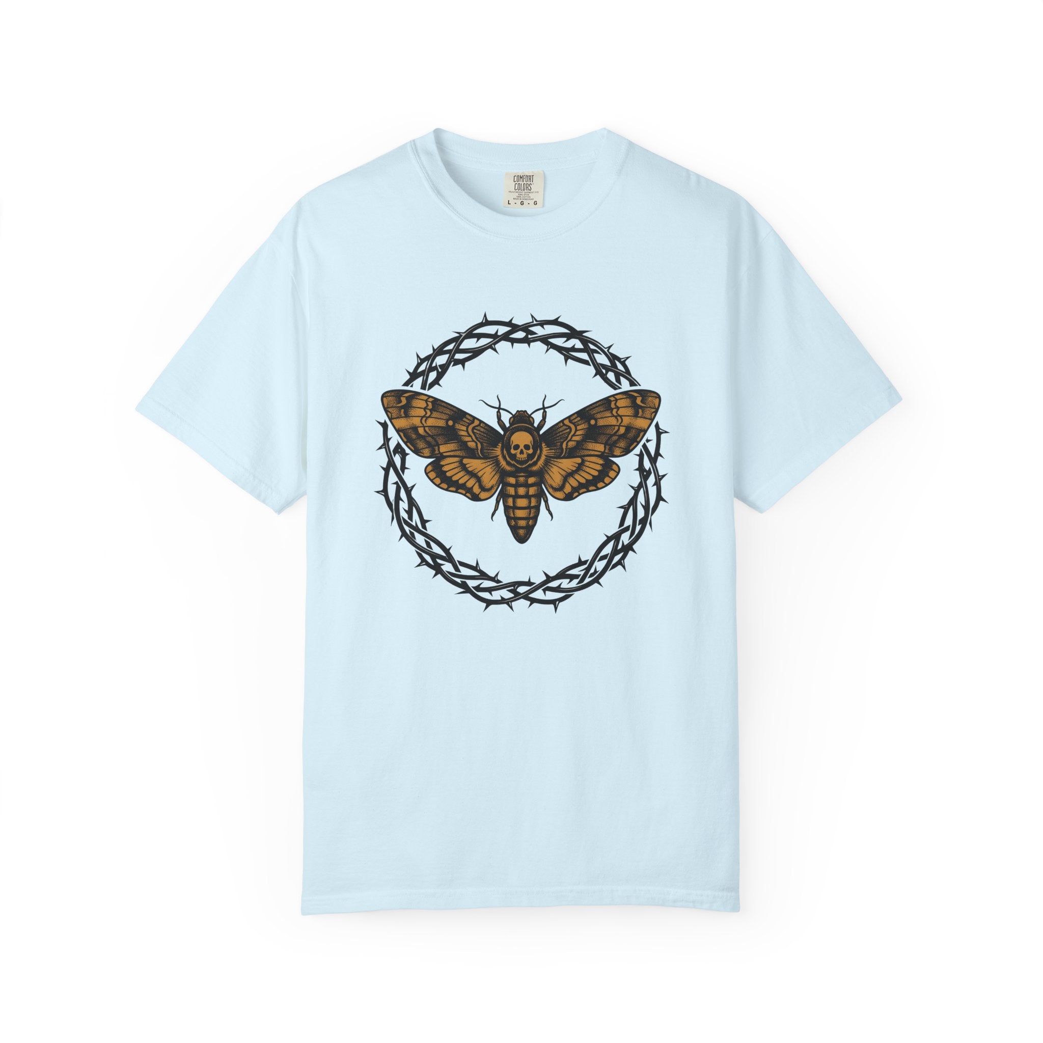Corpse Moth Shirt Cottagecore Dark Gift Women Creepy Tee Death's Head Moth T-Shirt Cottagecore Enthusiast Spooky Tshirt Gothic Graphic Hand