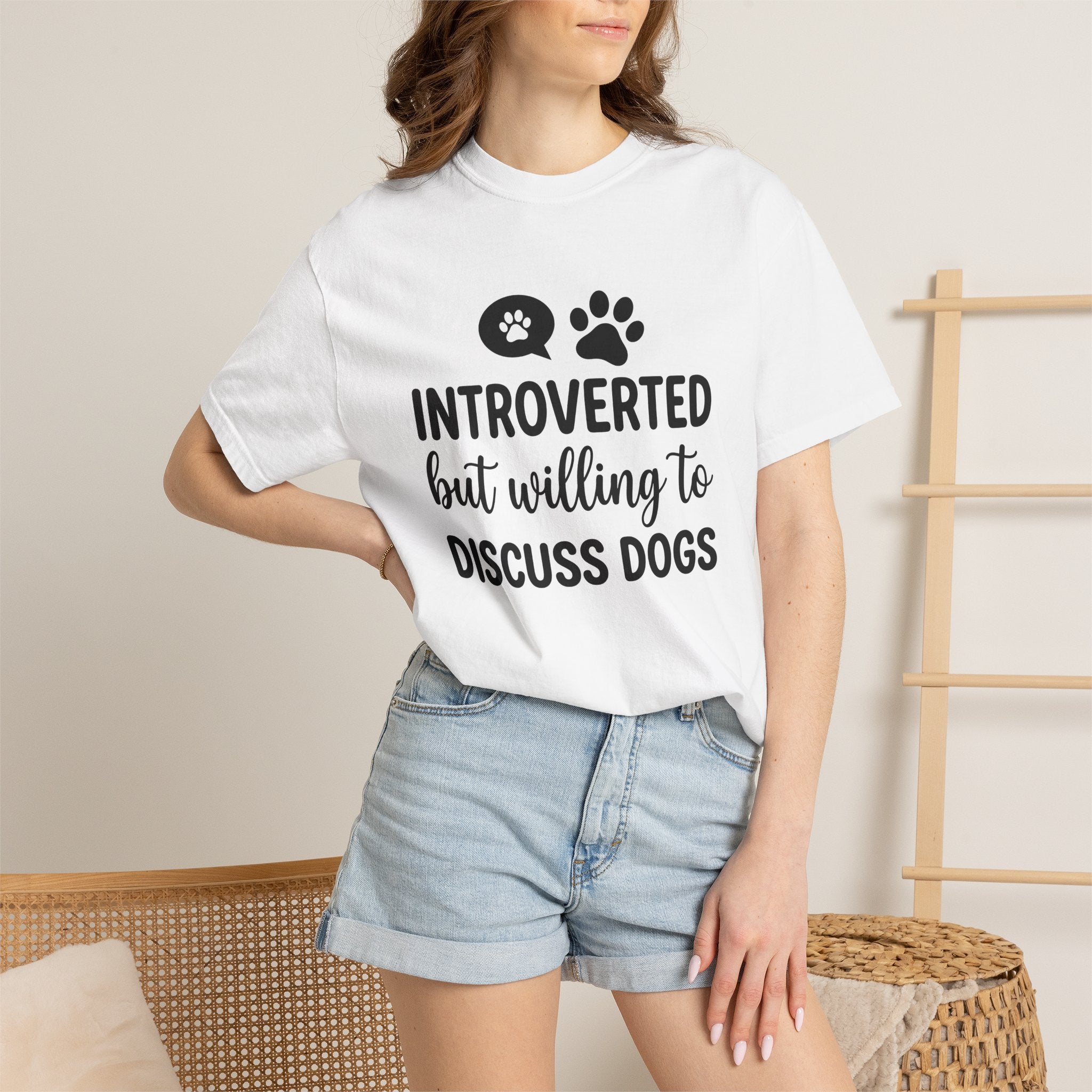 Paw Print Shirt Dog Creature Gift Women Hand Drawn Tee Footprint T-Shirt Dog Fan Paw Graphic Illustration Tshirt Abstract Talk Bubble Tshirt