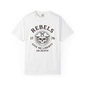 Skull Colonial Hat Shirt America Freedom Gift Women Hand Drawn Tee Skull Hat T-Shirt Patriot Fan Hand Drawn Tshirt Liberty Graphic Sketch