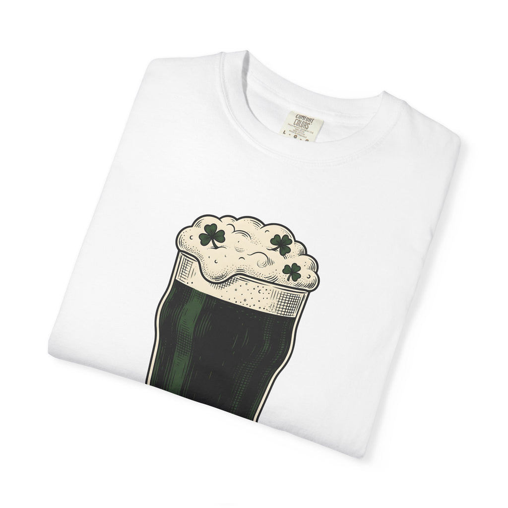 Beer Stein Shirt St Patrick's Day Brew Gift Women Antique Tee Mug T-Shirt Irish Fan Vintage Tshirt Brewery Graphic Cartoon Lucky Clover