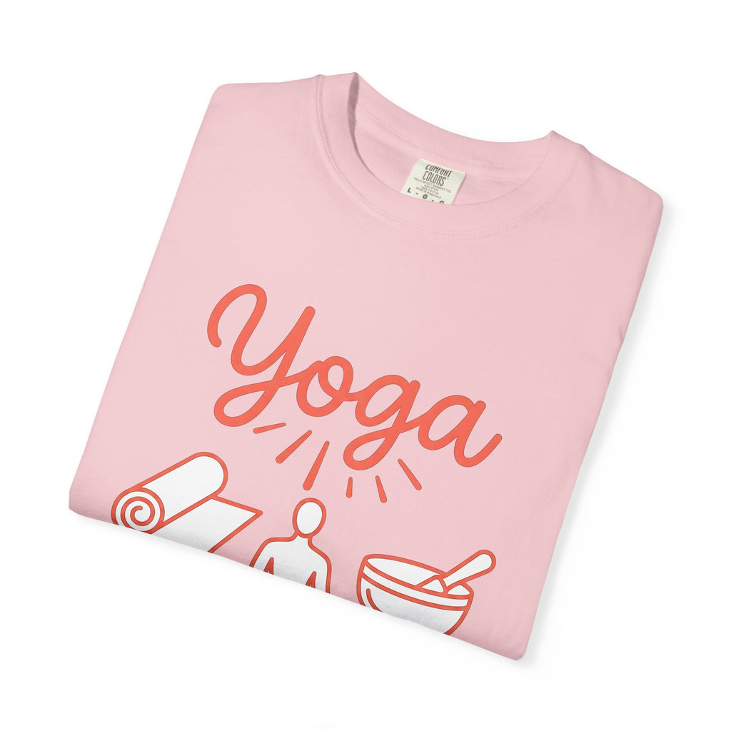 Meditative Pose Shirt Yoga Breathing Gift Women Contemporary Tee Meditation T-Shirt Yogini Enthusiast Modern Tshirt Respiration Graphic