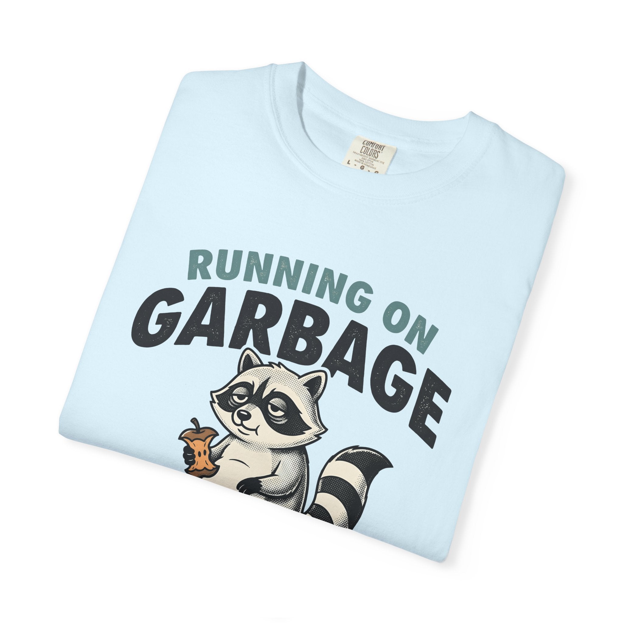 Raccoon Trash Bin Shirt Funny Creatures Gift Women Caricature Tee Trash Panda T-Shirt Humor Fan Cartoon Tshirt Animal Graphic Old School