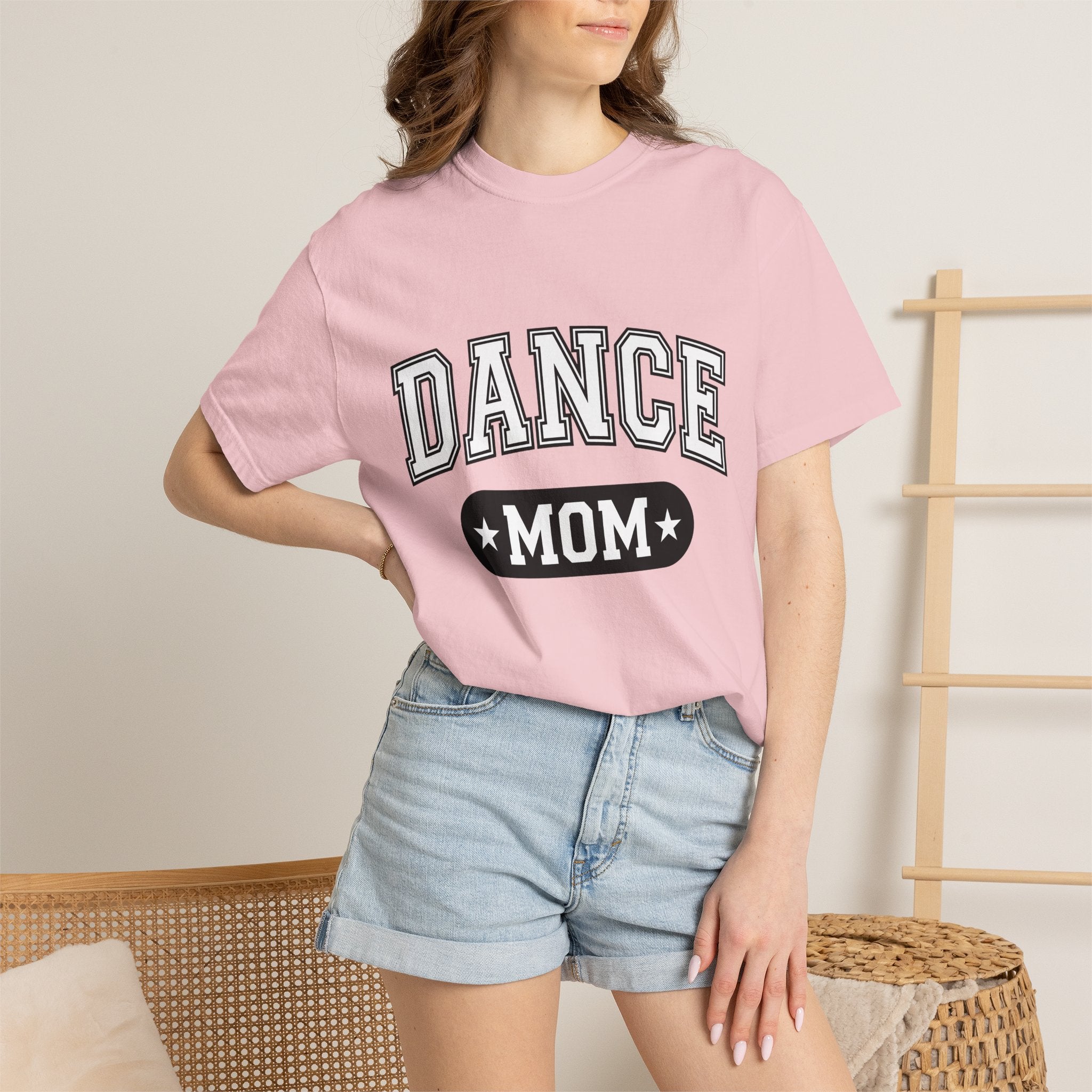 Varsity Print Shirt Moms Performing Arts Gift Women Heavy Tee Letterman T-Shirt Motherhood Fan Grunge Tshirt Theater Graphic Old School Star