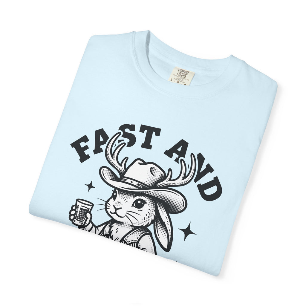 Antler Cowboy Shirt Cowgirl Creatures Gift Women Rustic Tee Buckaroo T-Shirt Rodeo Fan Country Tshirt Wildlife Graphic Doodle Star Pattern