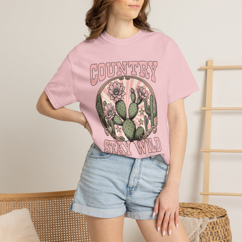 Prickly Pear Blooms Shirt Cowgirl Western Gift Women Prairie Tee Cactus Flower T-Shirt Rodeo Fan Rustic Tshirt Country Graphic Antique