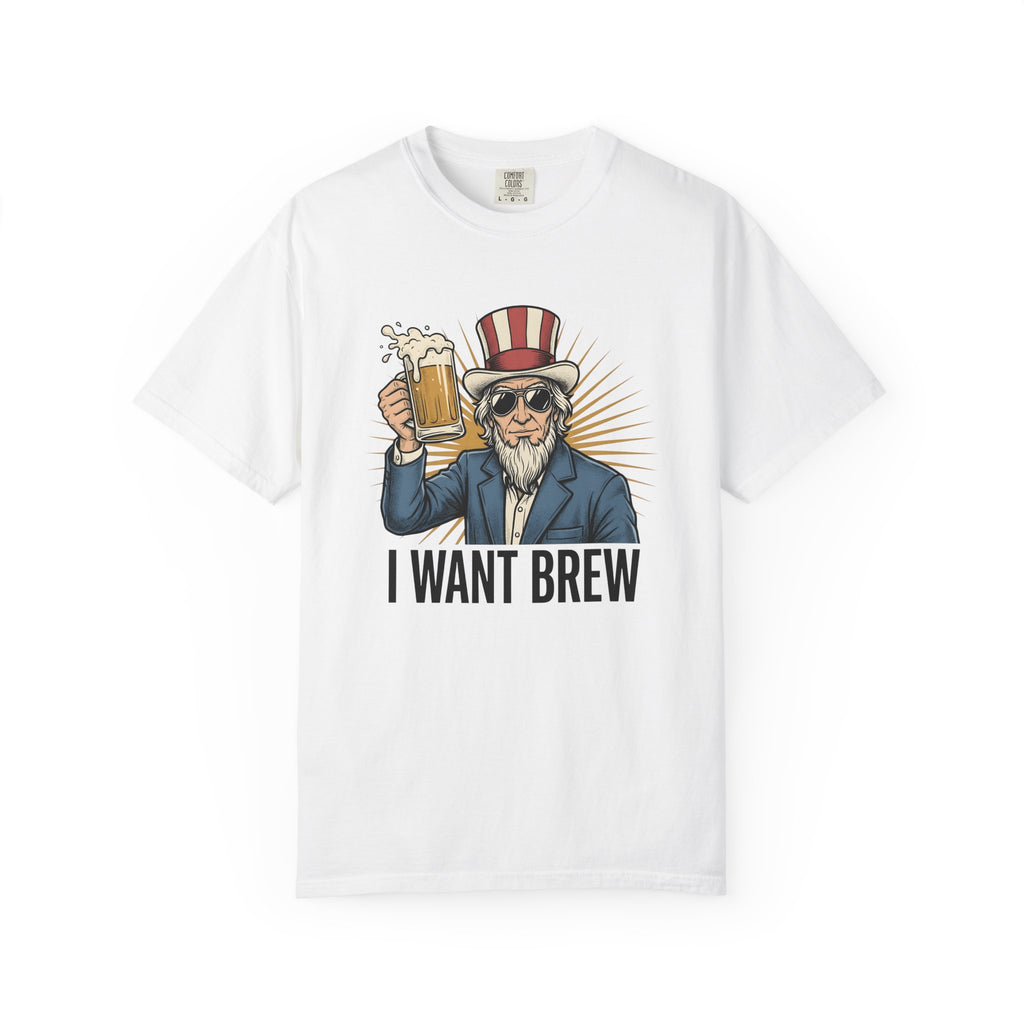 Uncle Sam Beer Shirt 4th Of July Beer Gift Women Vintage Tee Patriotic T-Shirt Beer Fan Patriotic Tshirt Beer Graphic Retro Sunglasses
