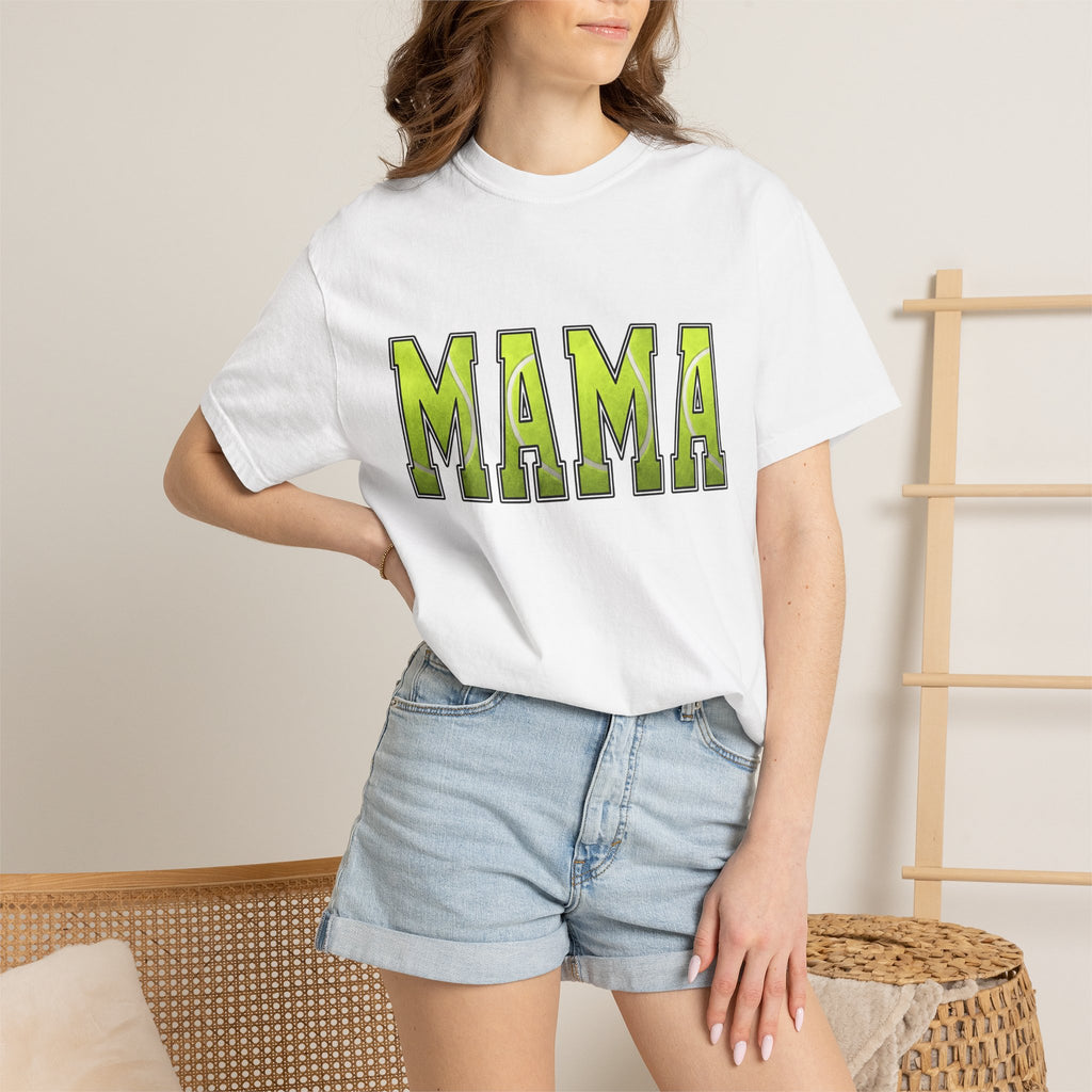Tennis Ball Font Shirt Moms Exercise Gift Women Impactful Tee Tennis Font T-Shirt Mom Enthusiast Vintage Tshirt Fitness Graphic Old School